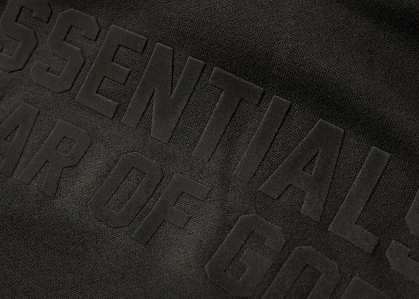 Fear Of God Essentials Hoodie Off Black - Sneaker Türkiye