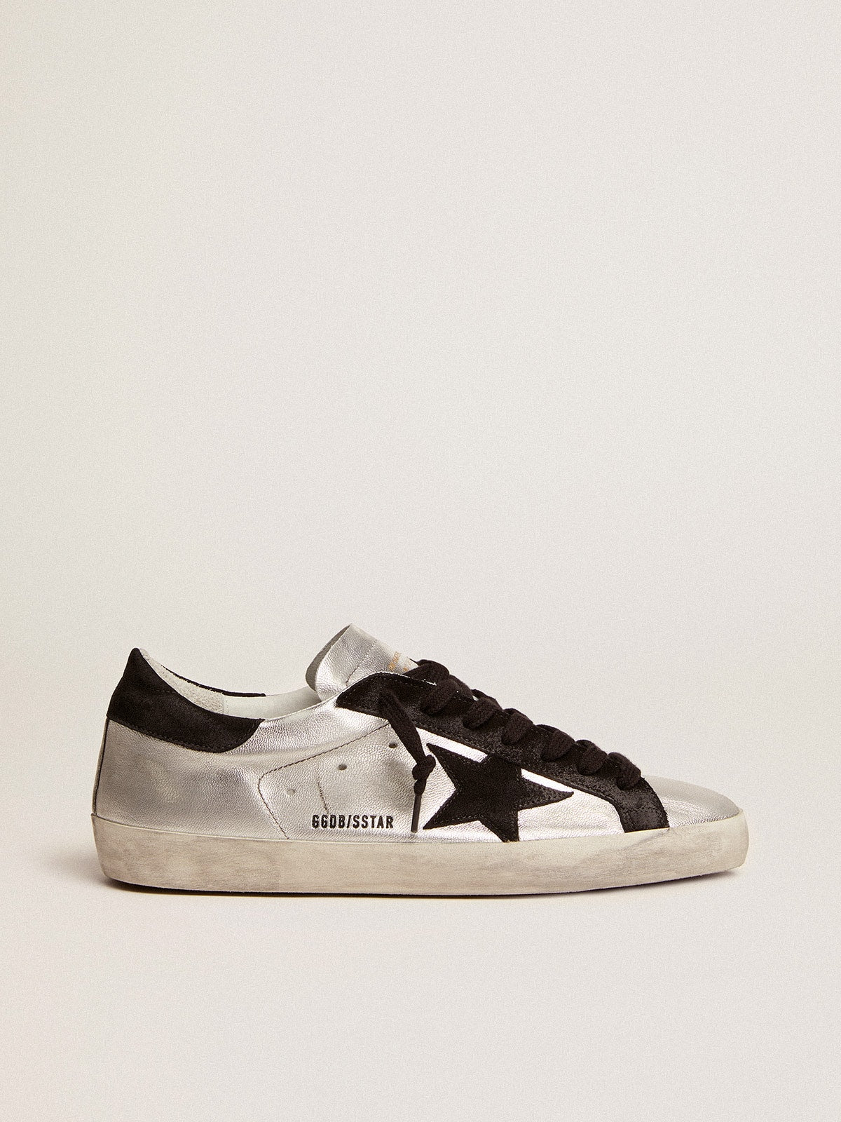 Golden Goose Men’s Super-Star In Silver Leather - Sneaker Türkiye