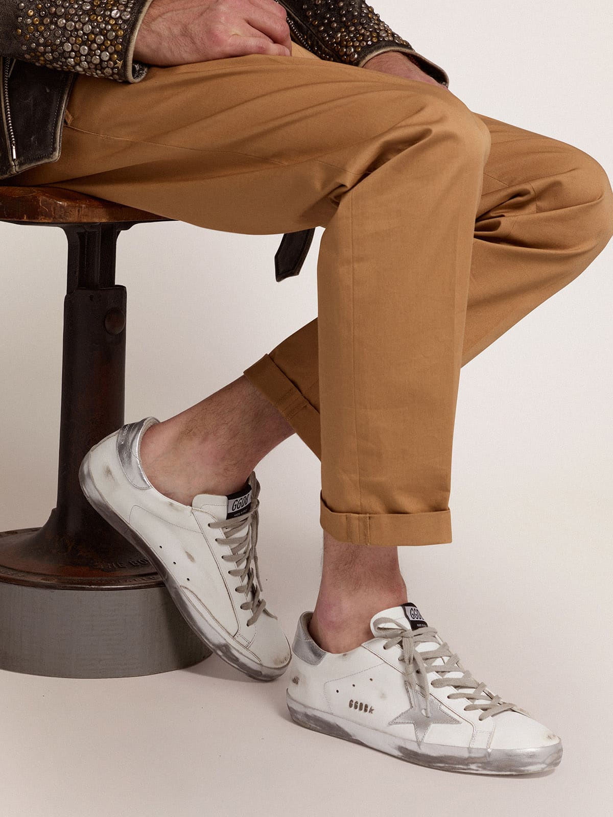 Golden Goose Men’s Super-Star With Laminated Star And Heel Tab - Sneaker Türkiye