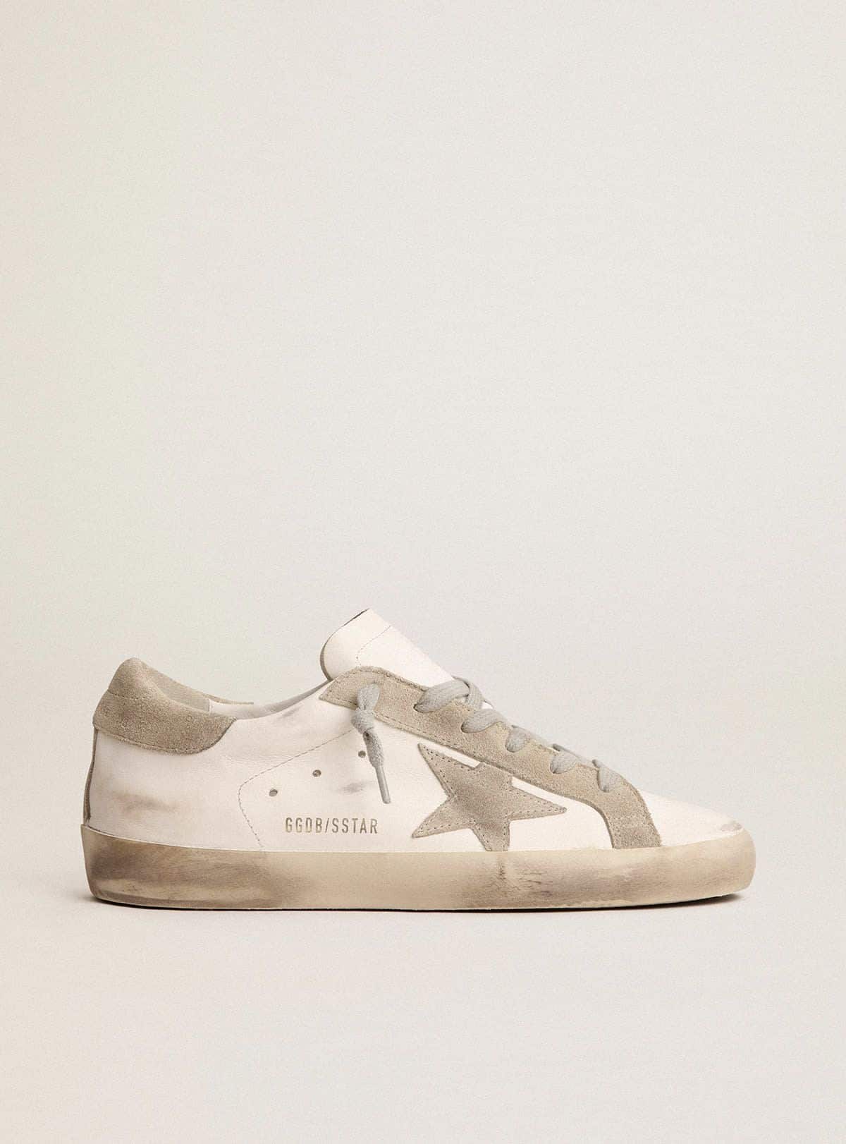 Golden Goose Men’s Super-Star With Gray Suede Star And Heel Tab - Sneaker Türkiye