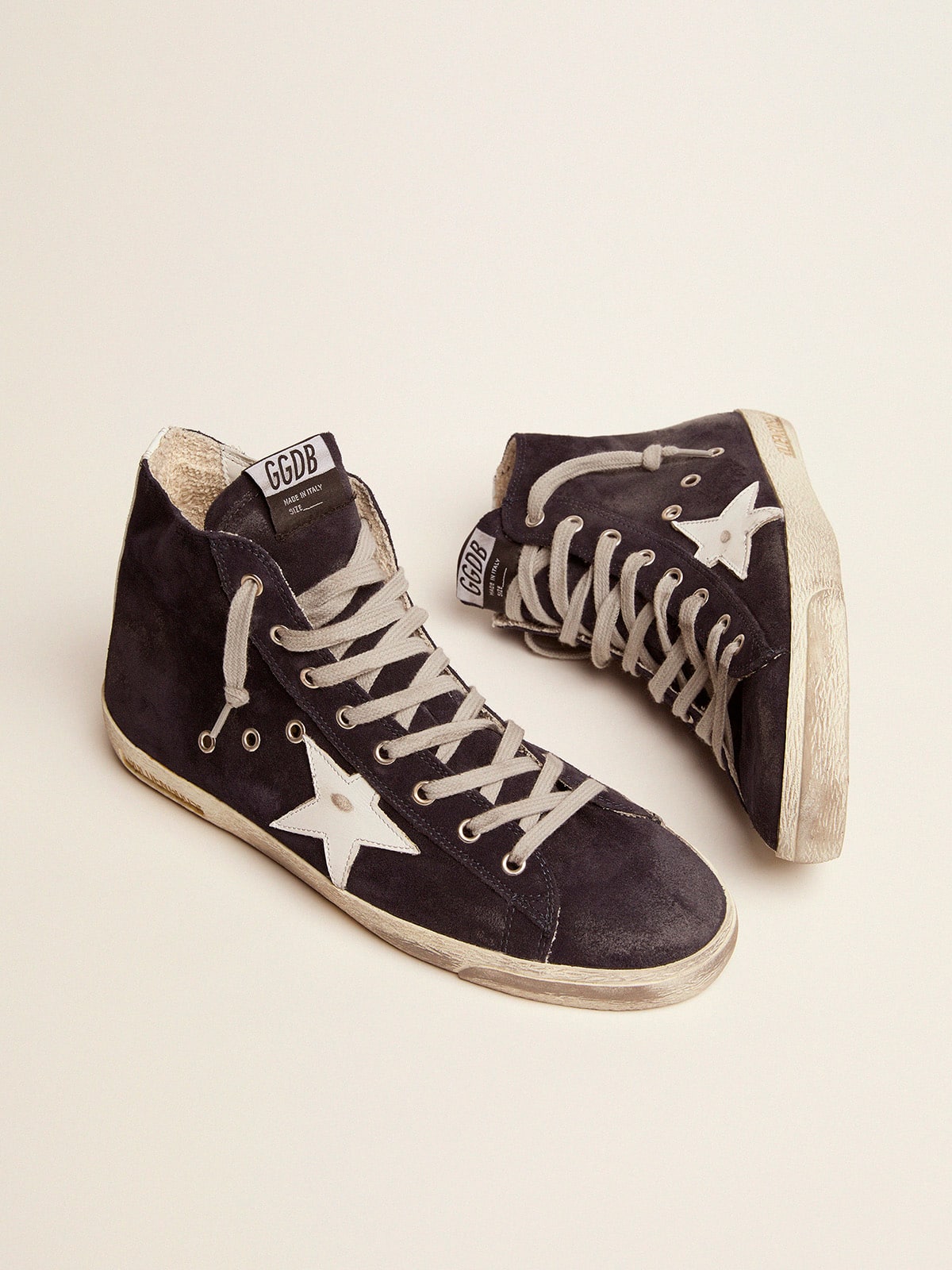 Golden Goose Men’s Francy In Leather With Leather Star And Heel Tab - Sneaker Türkiye
