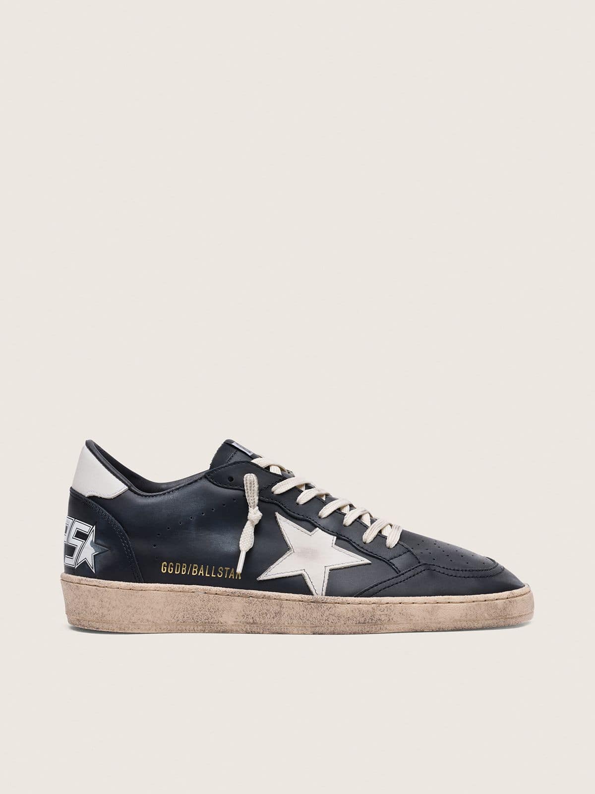Golden Goose Men’s Ball Star In Black Nappa With White Leather Star And Heel Tab - Sneaker Türkiye