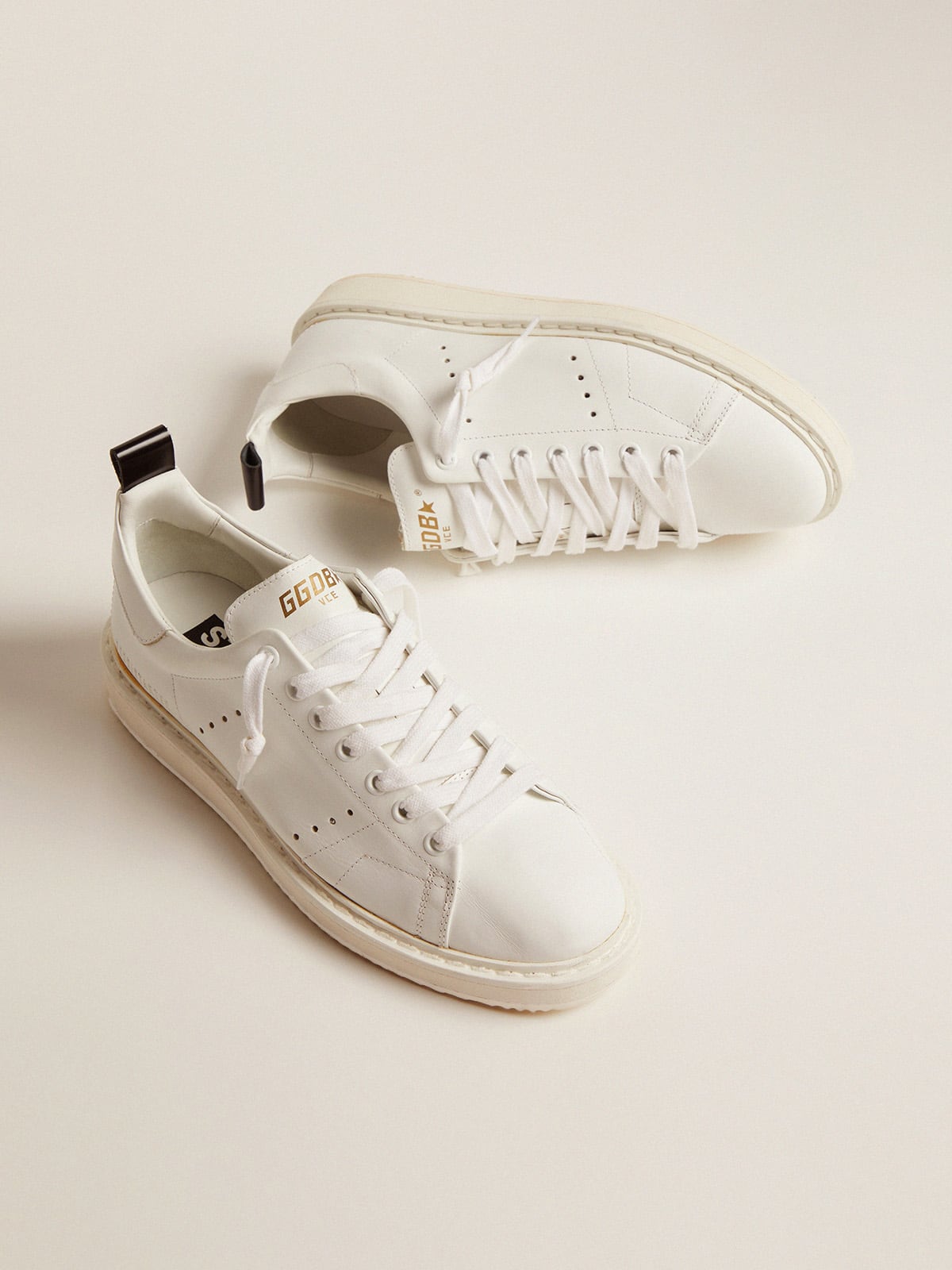 Golden Goose Men’s Starter In Leather With Star On The Heel Tab - Sneaker Türkiye