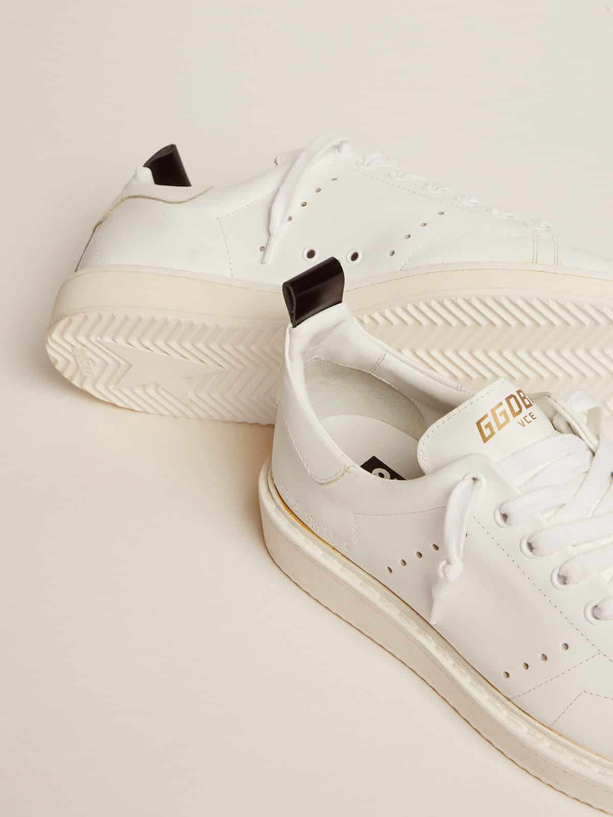 Golden Goose Men’s Starter In Leather With Star On The Heel Tab - Sneaker Türkiye