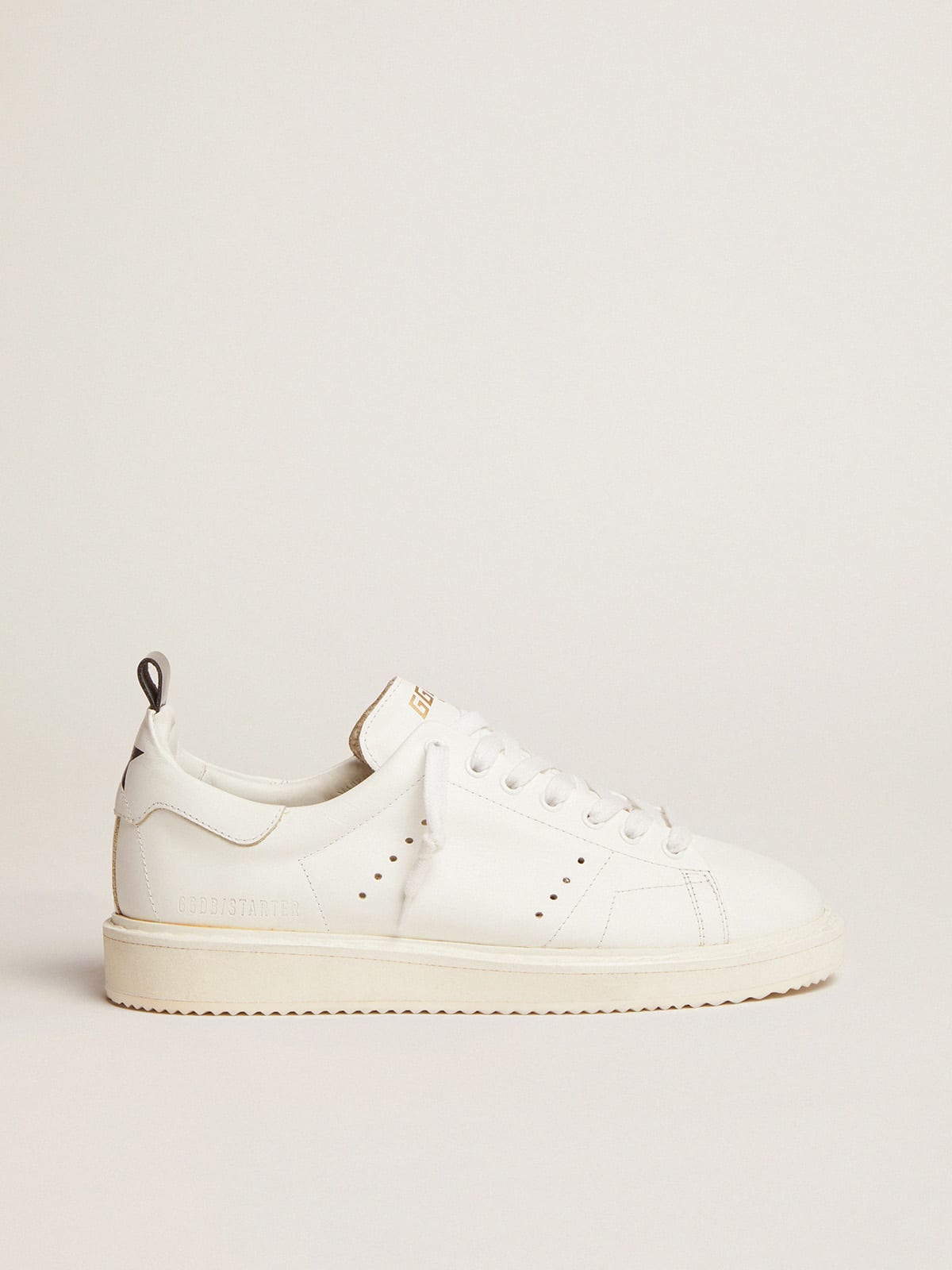 Golden Goose Men’s Starter In Leather With Star On The Heel Tab - Sneaker Türkiye