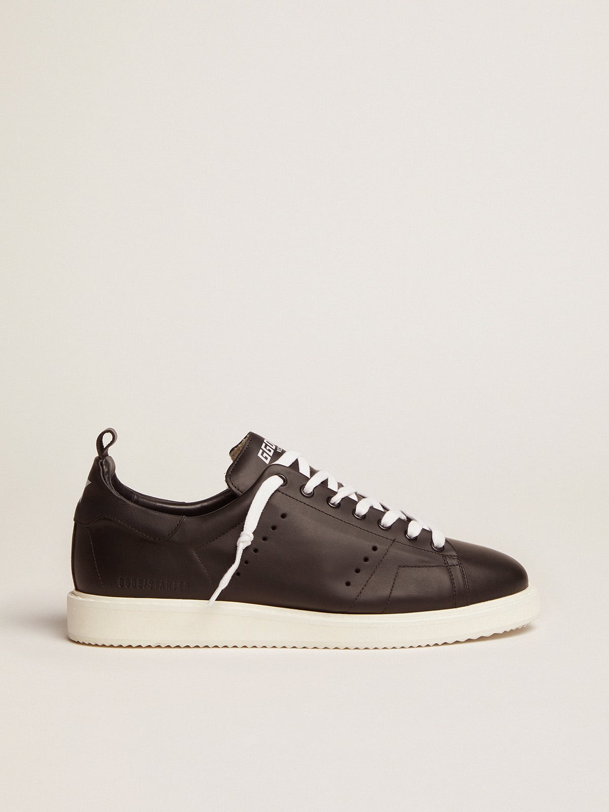 Golden Goose Men’s Starter In Leather With Star Printed On The Heel Tab - Sneaker Türkiye
