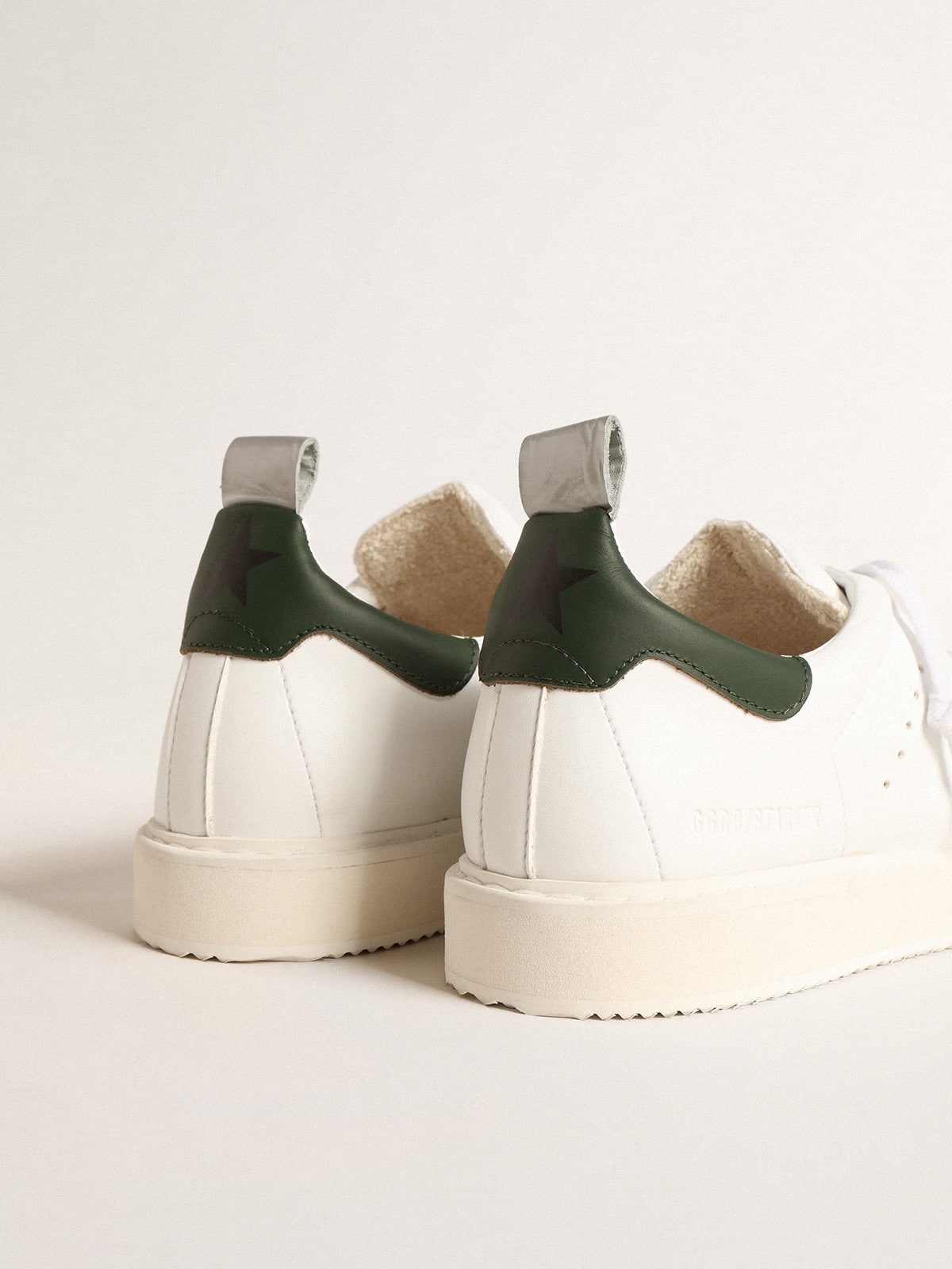 Golden Goose Bio-Based Starter With Green Leather Heel Tab - Sneaker Türkiye