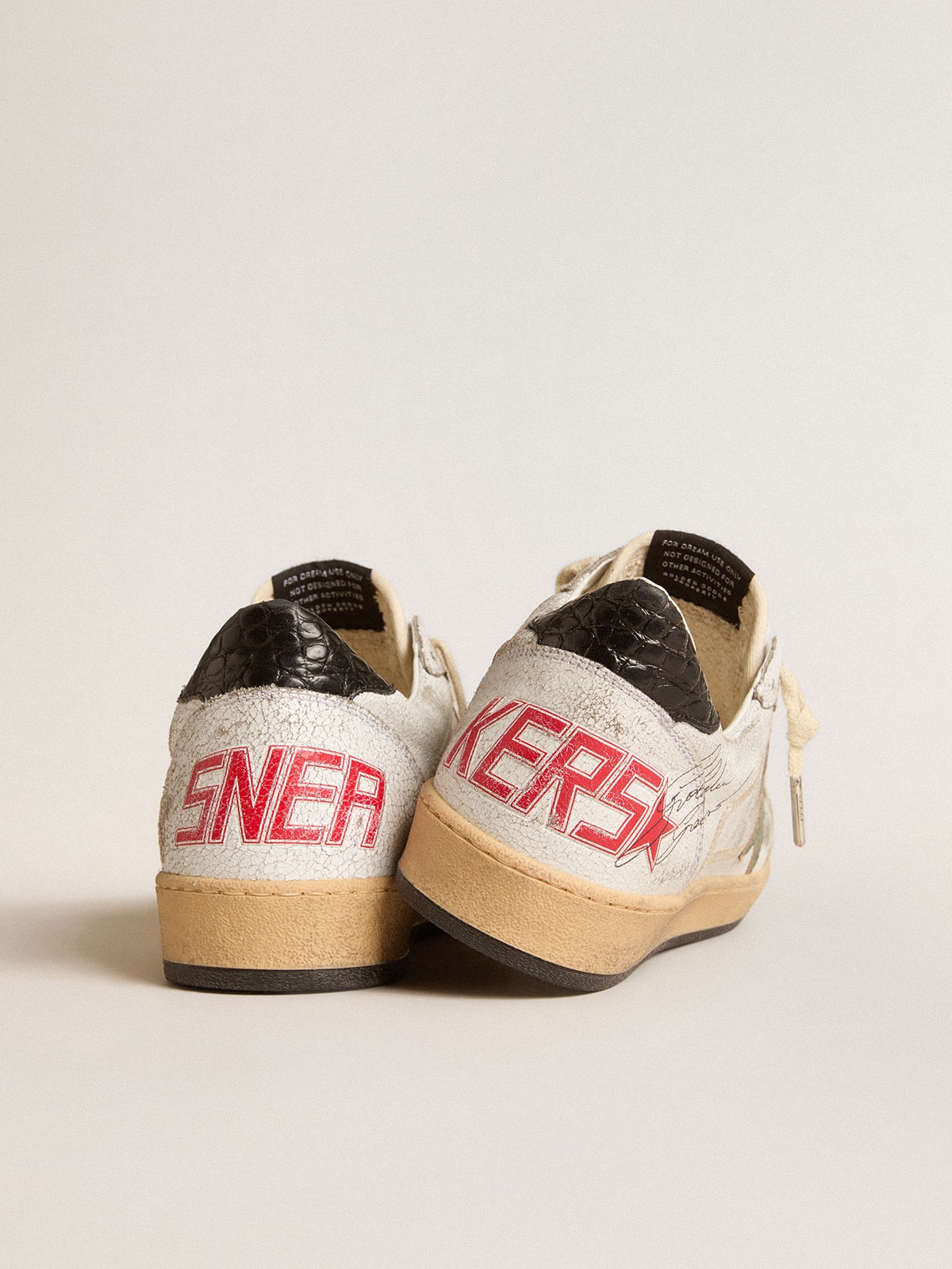 Golden Goose Men’s Ball Star With Metallic Leather Star And Gray Leather Heel Tab - Sneaker Türkiye