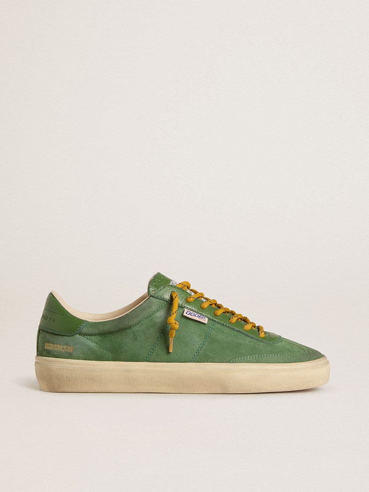 Golden Goose Men’s Soul Star In Green Suede With Green Leather Heel Tab - Sneaker Türkiye