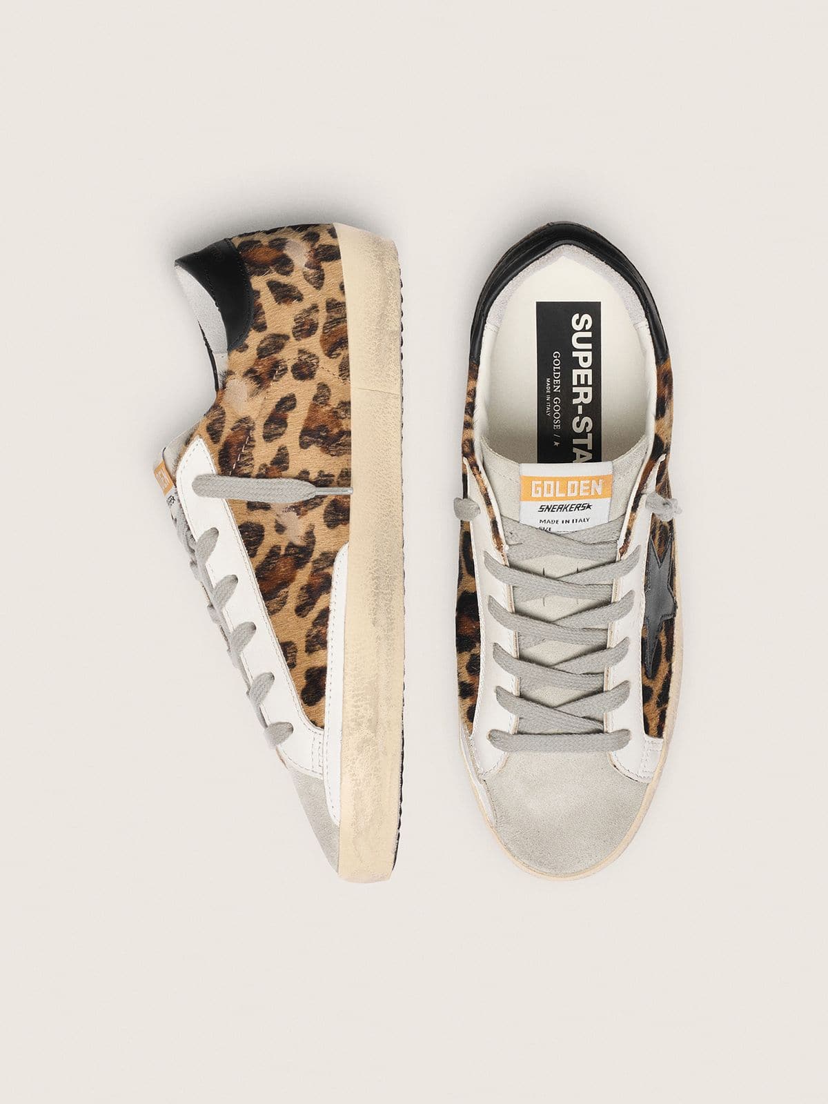 Golden Goose Women’s Super-Star In Leopard Print Leather - Sneaker Türkiye