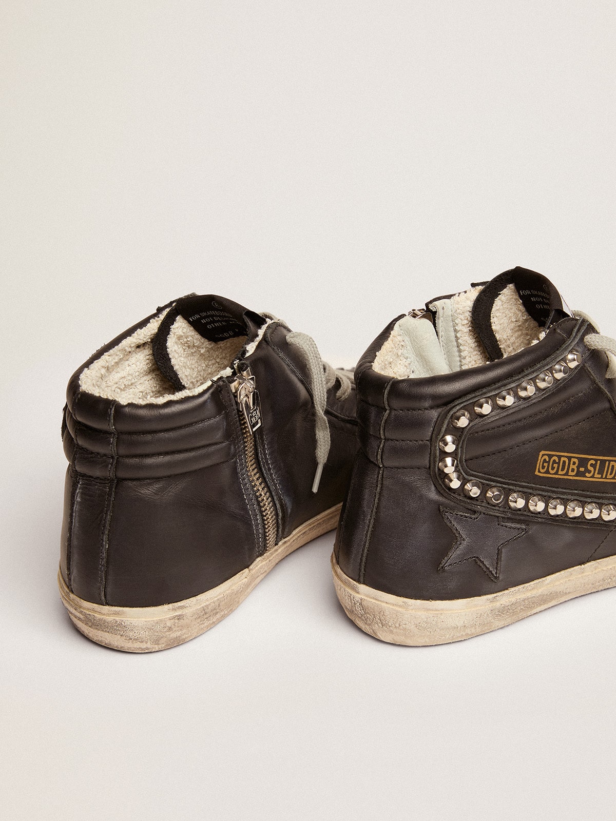 Golden Goose Women’s Slide Black With Studs - Sneaker Türkiye