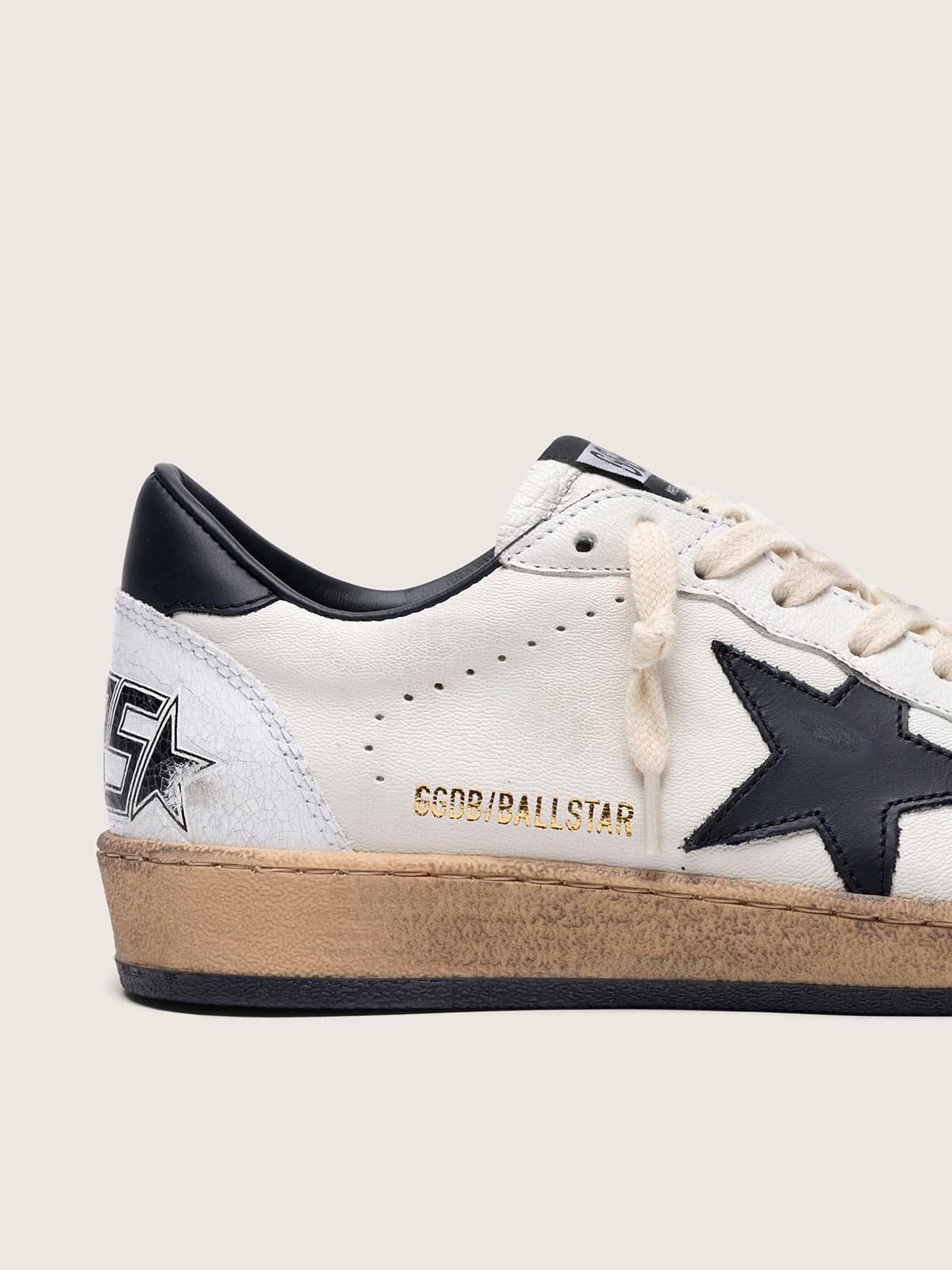 Golden Goose Women’s Ball Star In Nappa With Black Star And Black Heel Tab - Sneaker Türkiye