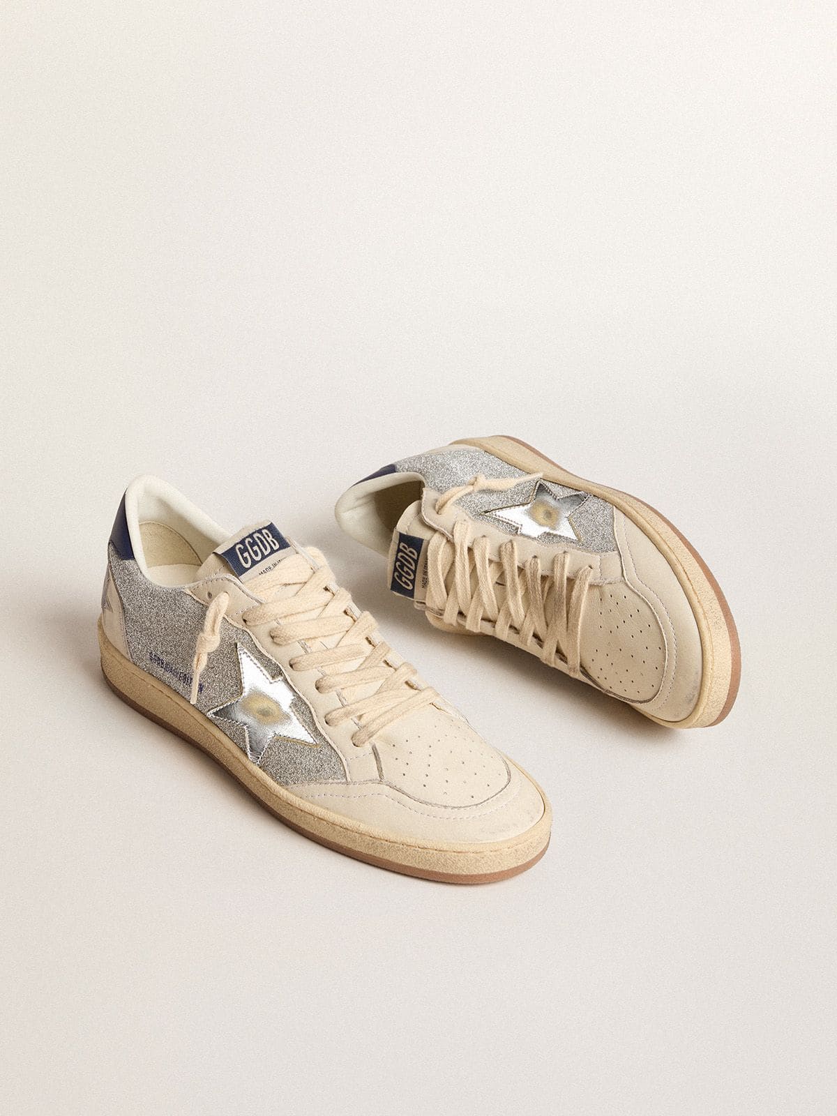 Golden Goose Women’s Ball Star LTD In Swarovski Crystals And Leather With Gold Laminated Star - Sneaker Türkiye