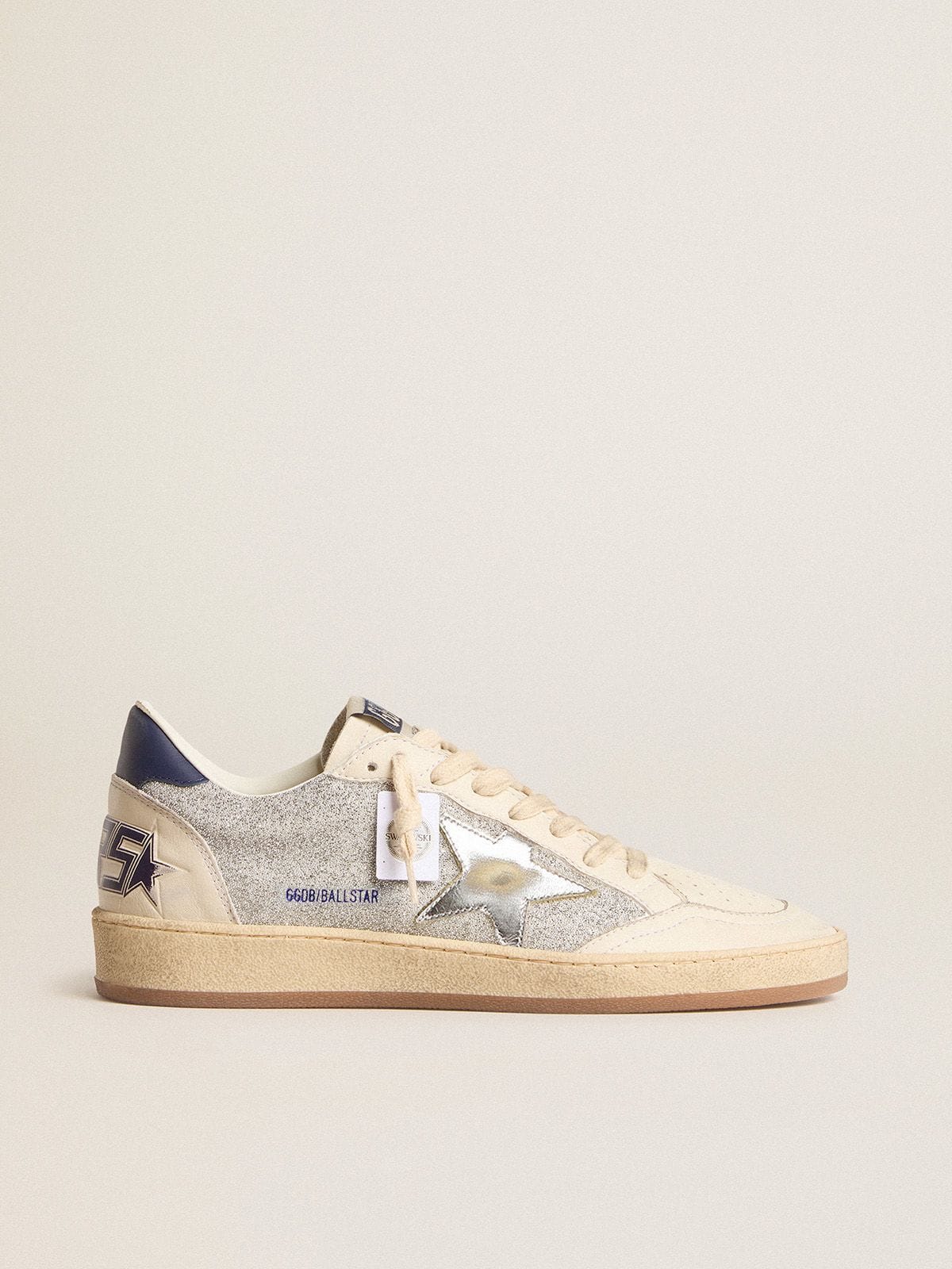 Golden Goose Women’s Ball Star LTD In Swarovski Crystals And Leather With Gold Laminated Star - Sneaker Türkiye