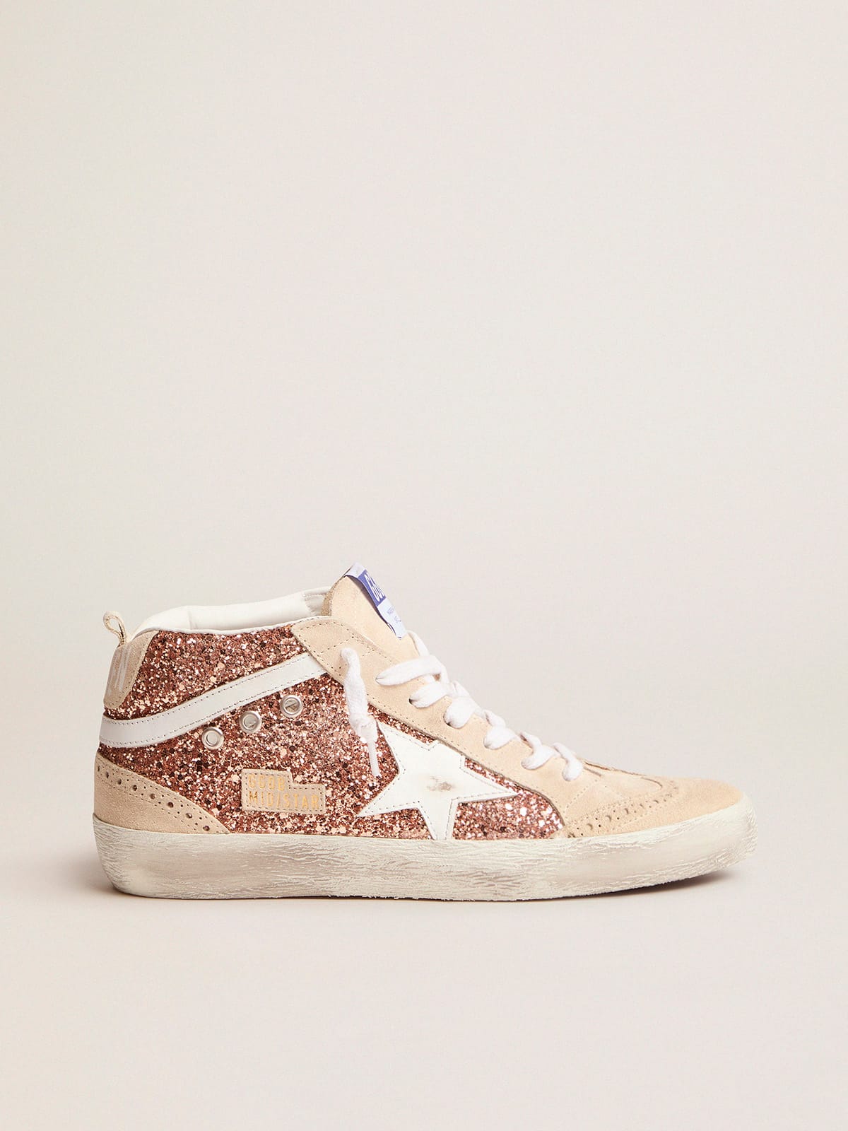Golden Goose Women’s Mid Star With Pink Glitter - Sneaker Türkiye