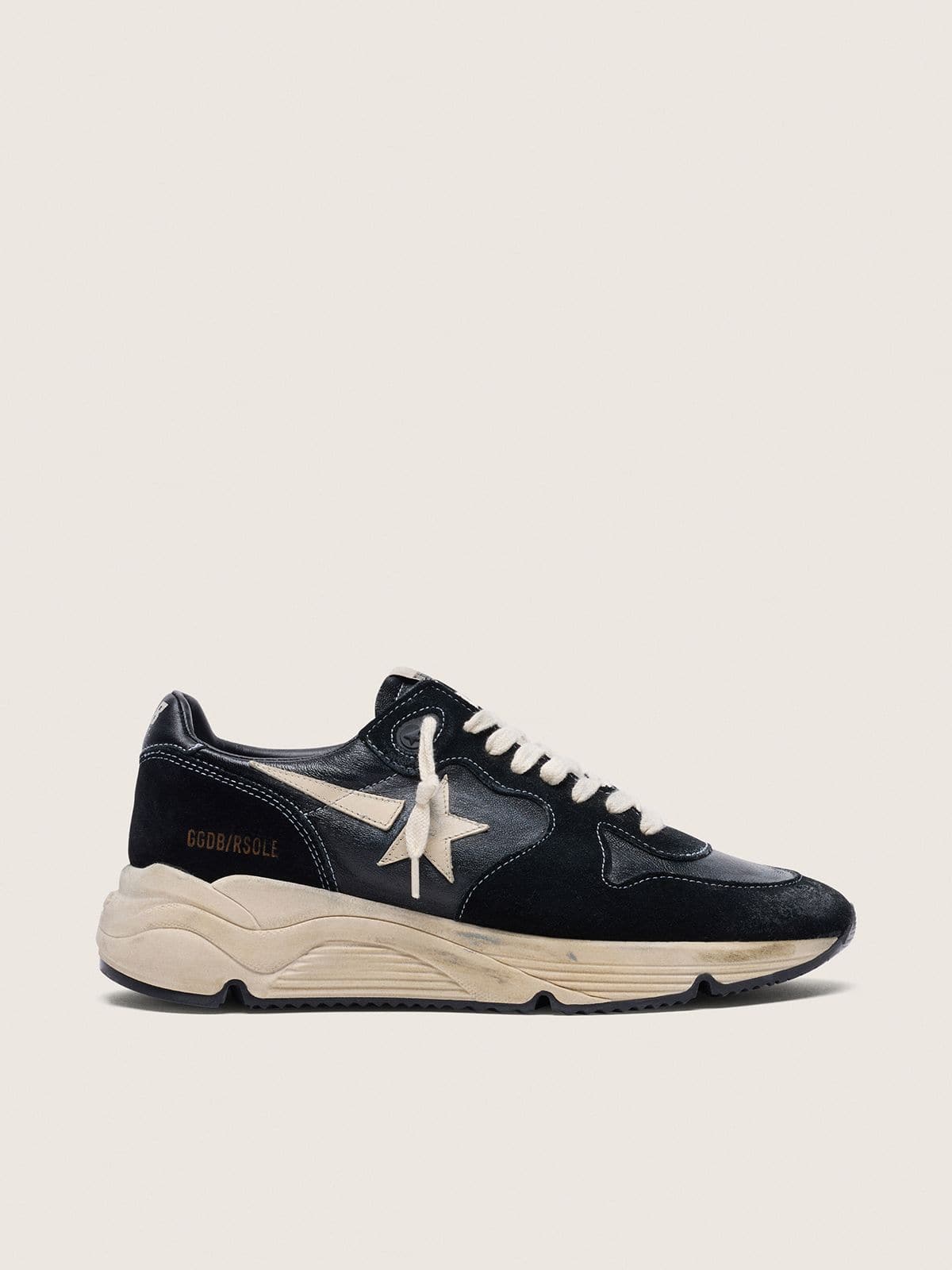 Golden Goose Women’s Running Sole In Black Nappa And Suede - Sneaker Türkiye