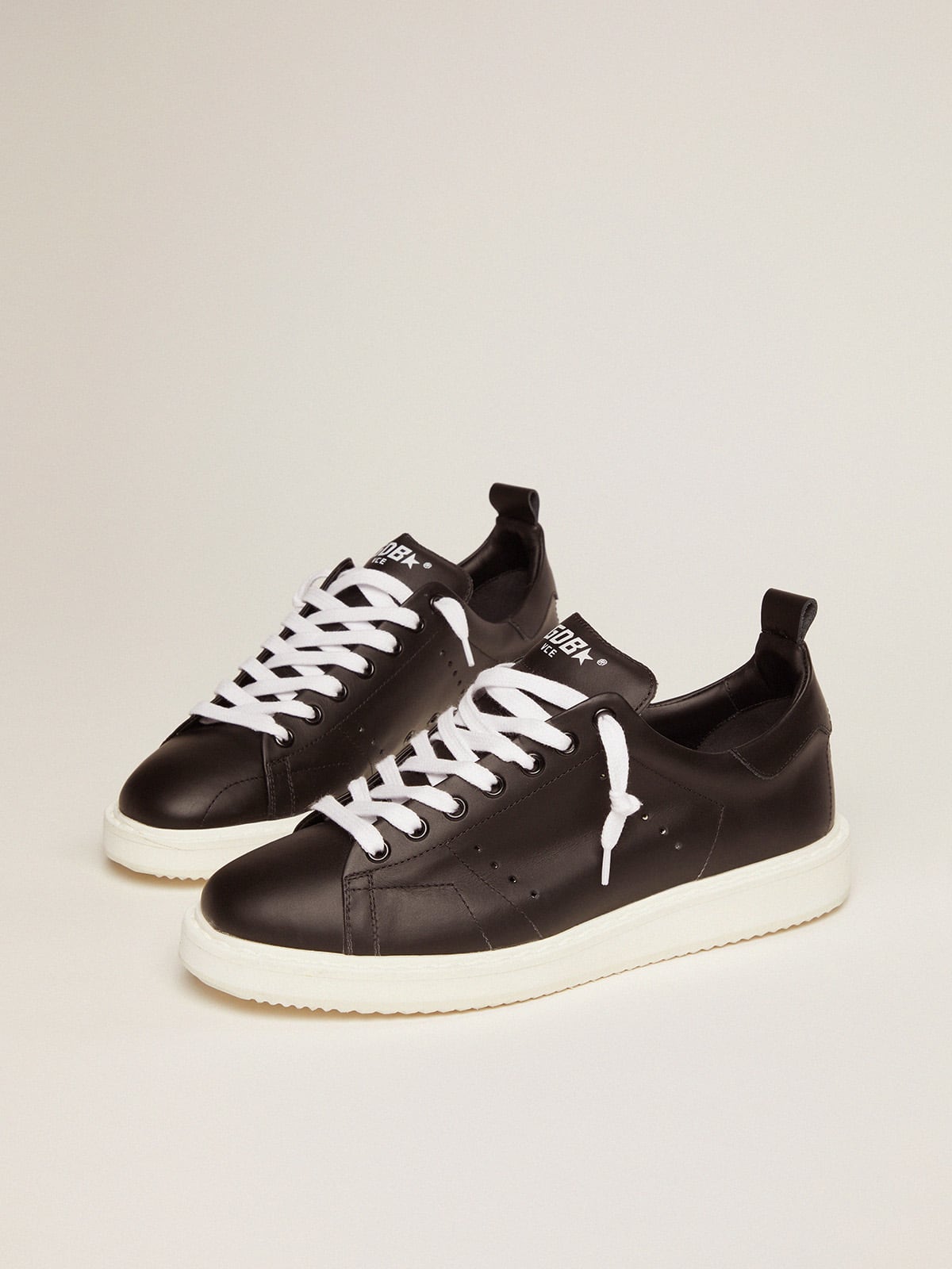 Golden Goose Starter Sneakers In Total Black Leather - Sneaker Türkiye