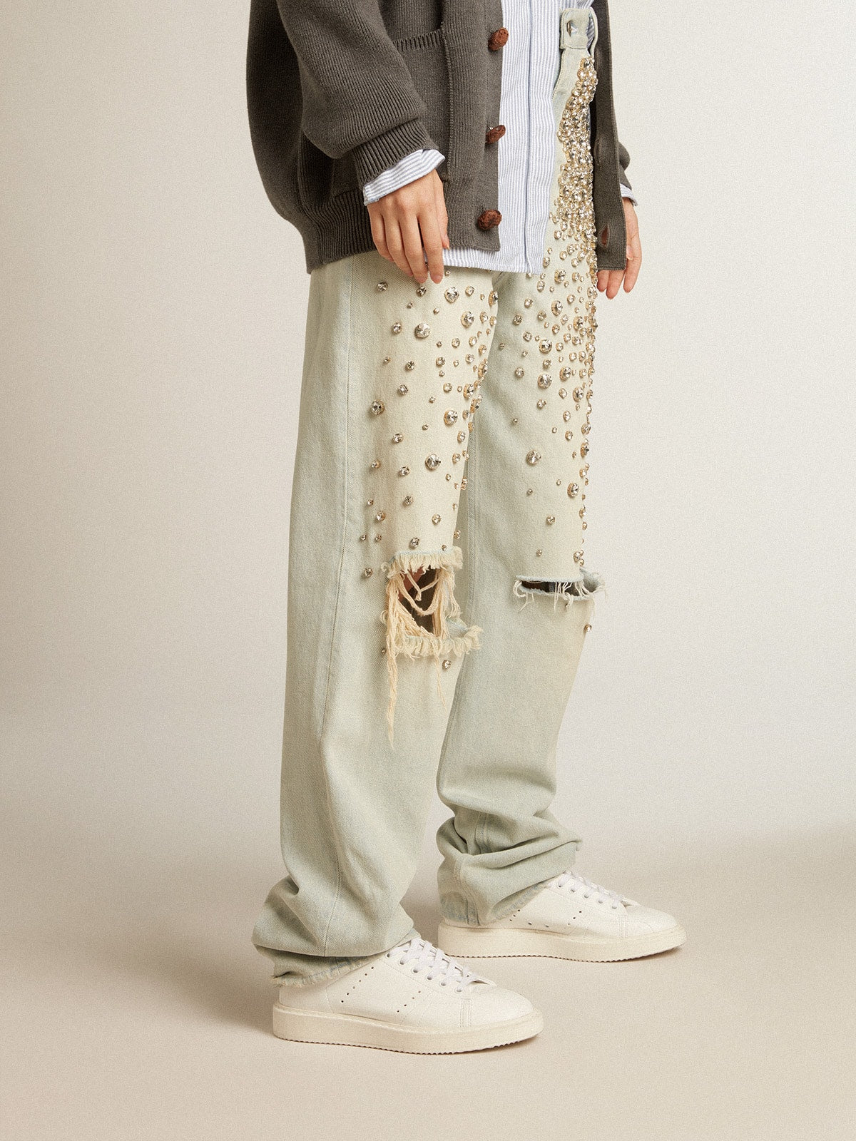 Golden Goose Women’s Bio-Based Starter With White Star And Heel Tab - Sneaker Türkiye