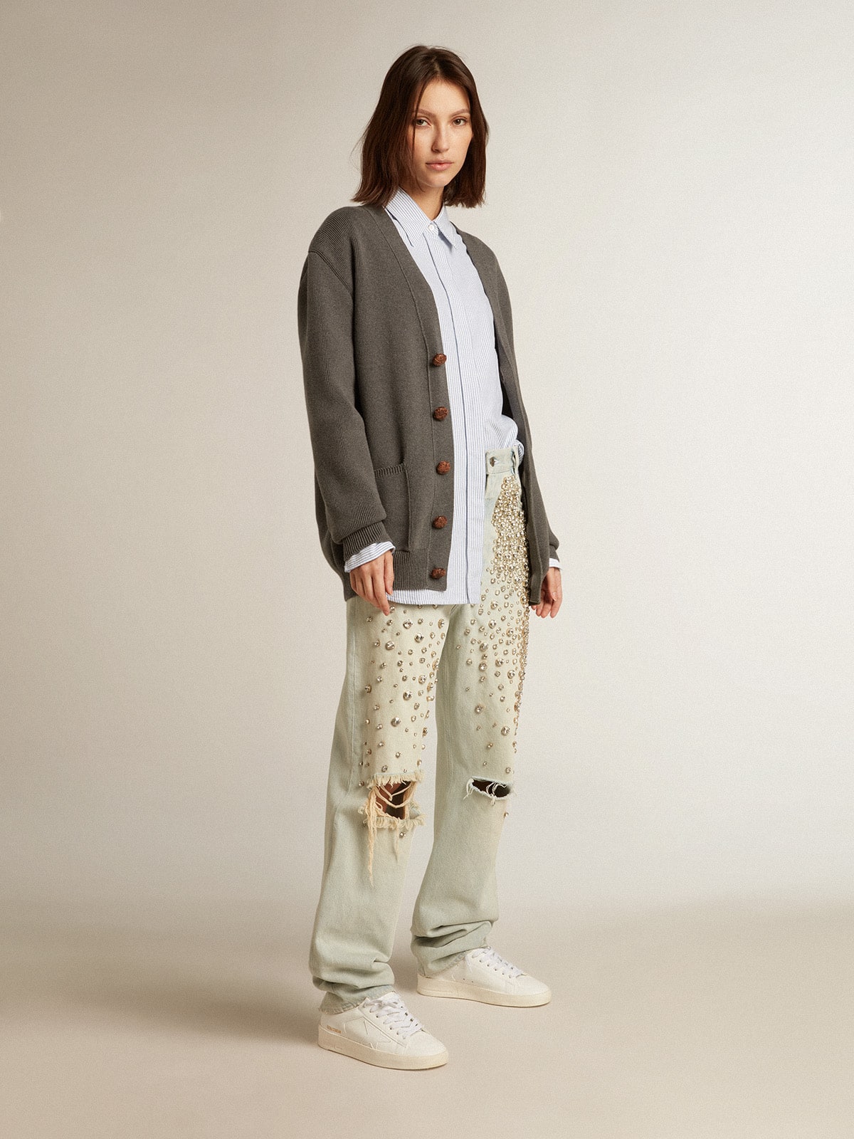 Golden Goose Women’s Bio-Based Stardan With White Star And Heel Tab - Sneaker Türkiye
