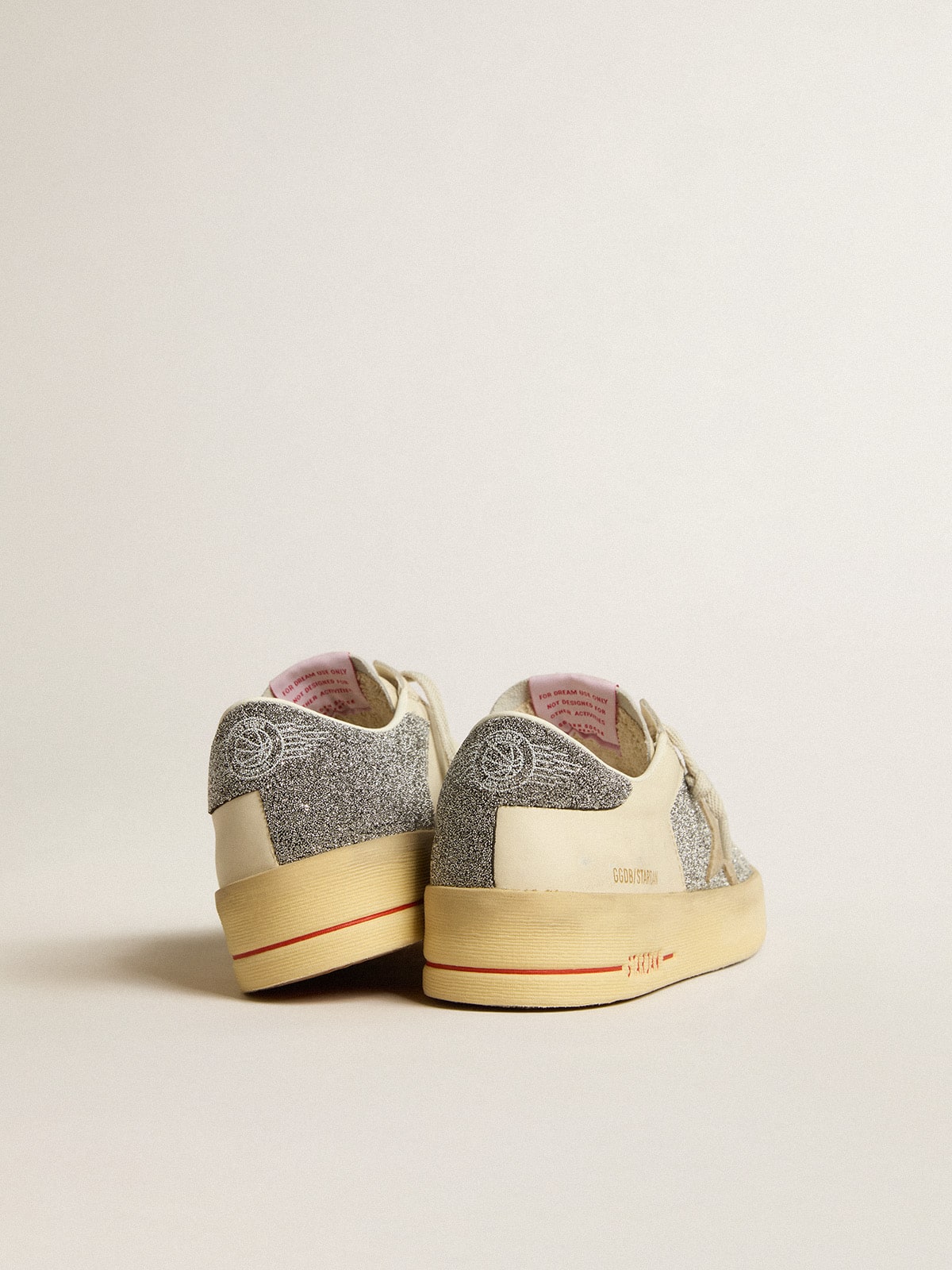 Golden Goose Women’s Stardan In Suede With Sand Star And Silver Swarovski Crystal Inserts - Sneaker Türkiye
