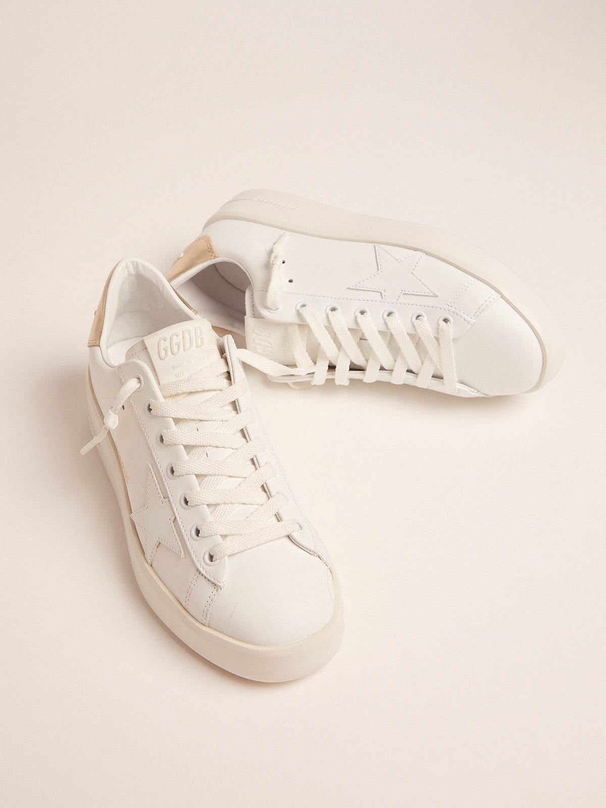 Golden Goose Women’s Purestar Sneakers With Gold-Coloured Heel Tab - Sneaker Türkiye