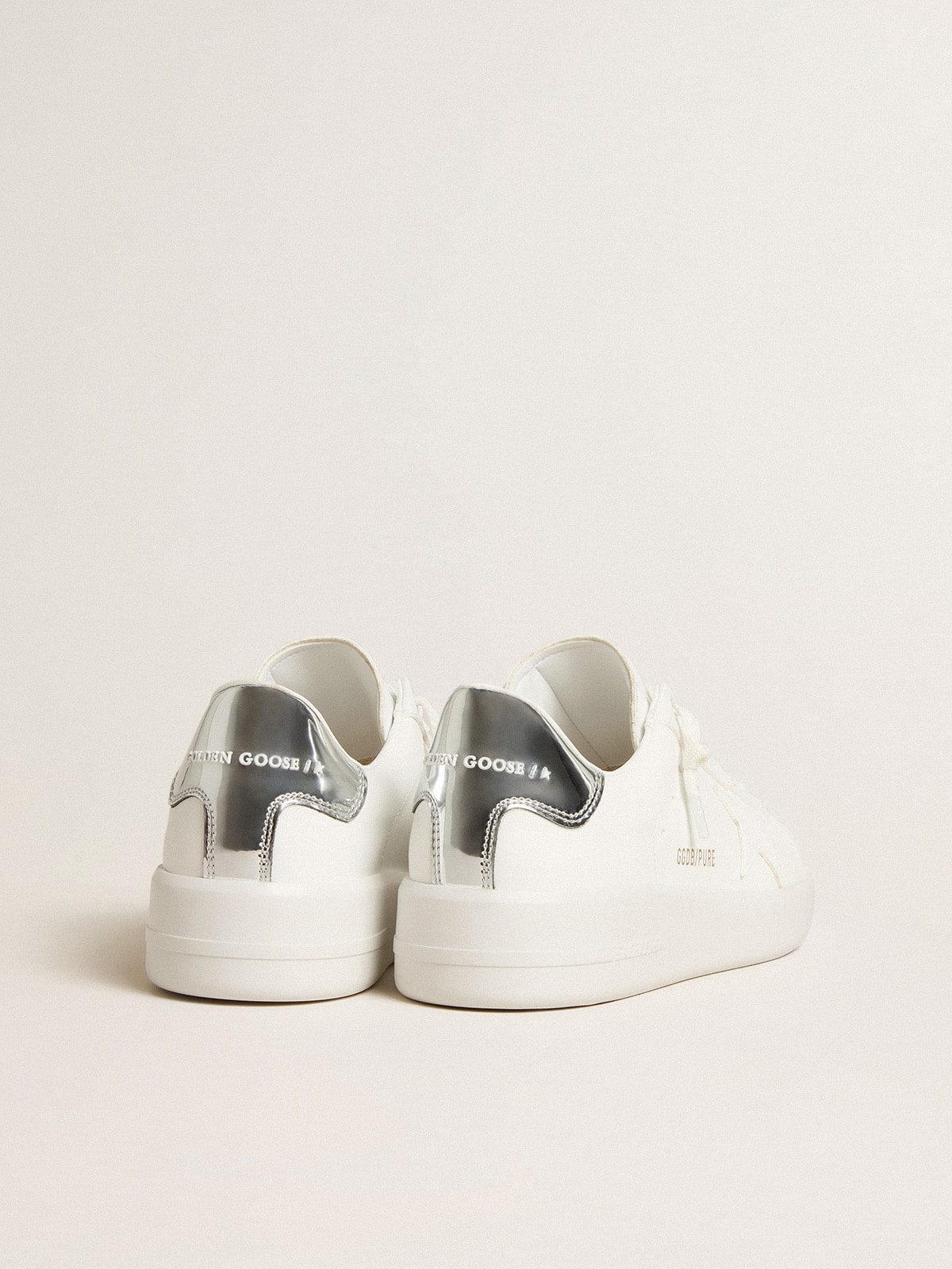 Golden Goose Women’s Bio-Based Purestar With White Star And Mirror-Effect Heel Tab - Sneaker Türkiye
