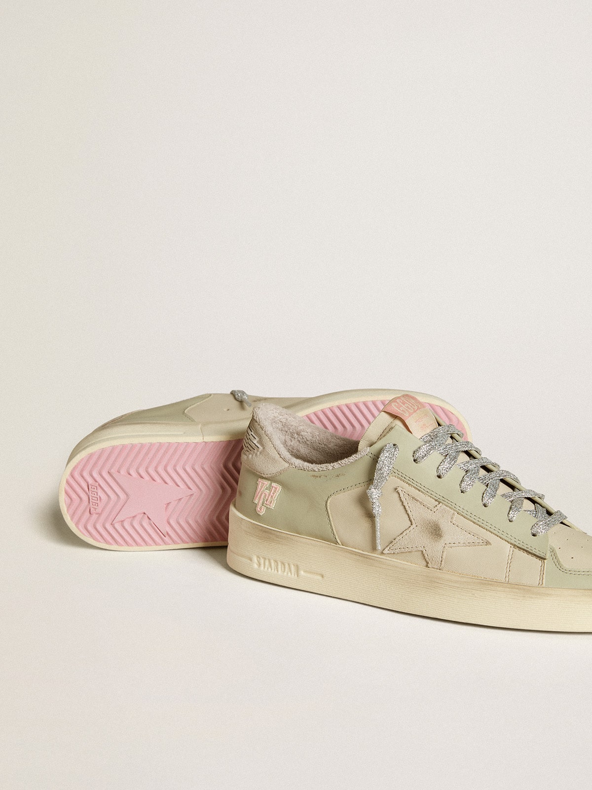 Golden Goose Stardan In Nappa And Leather With Suede Star And Heel Tab - Sneaker Türkiye