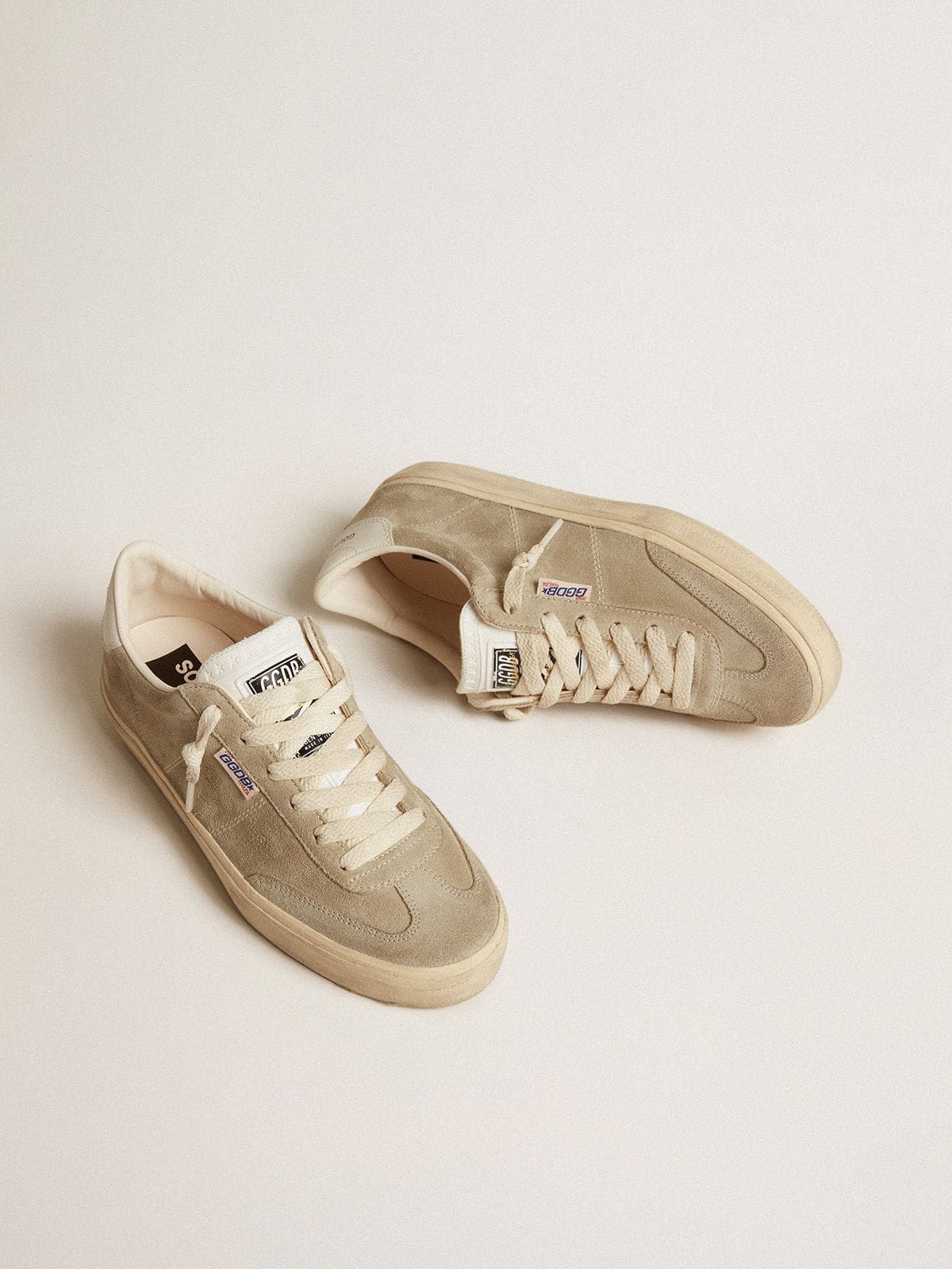 Golden Goose Women’s Soul Star In Beige Suede With White Leather Heel Tab - Sneaker Türkiye