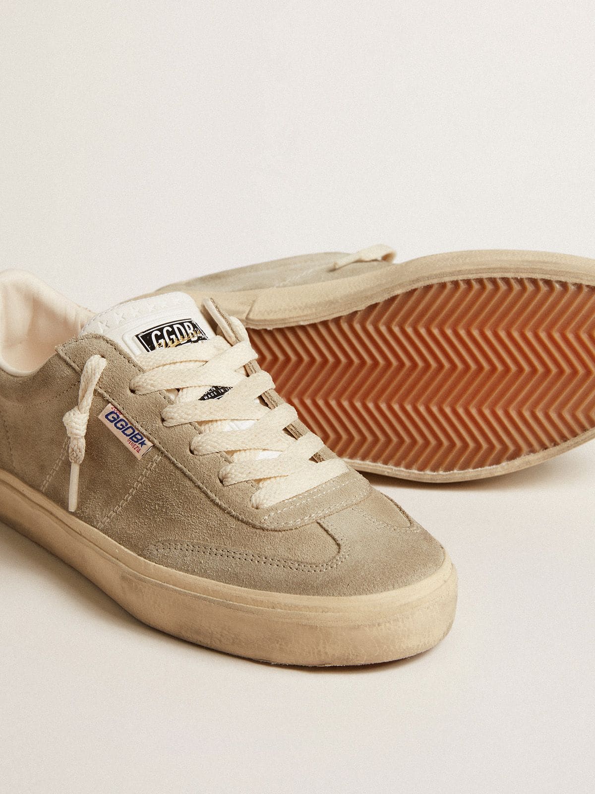 Golden Goose Women’s Soul Star In Beige Suede With White Leather Heel Tab - Sneaker Türkiye
