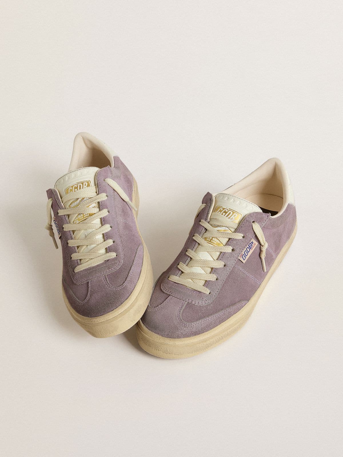 Golden Goose Women’s Soul Star In Lilac Suede With White Leather Heel Tab - Sneaker Türkiye