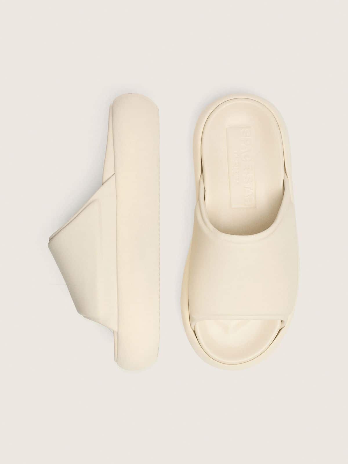 Golden Goose Women’S Space-Star Slip-Ons In White Leather - Sneaker Türkiye