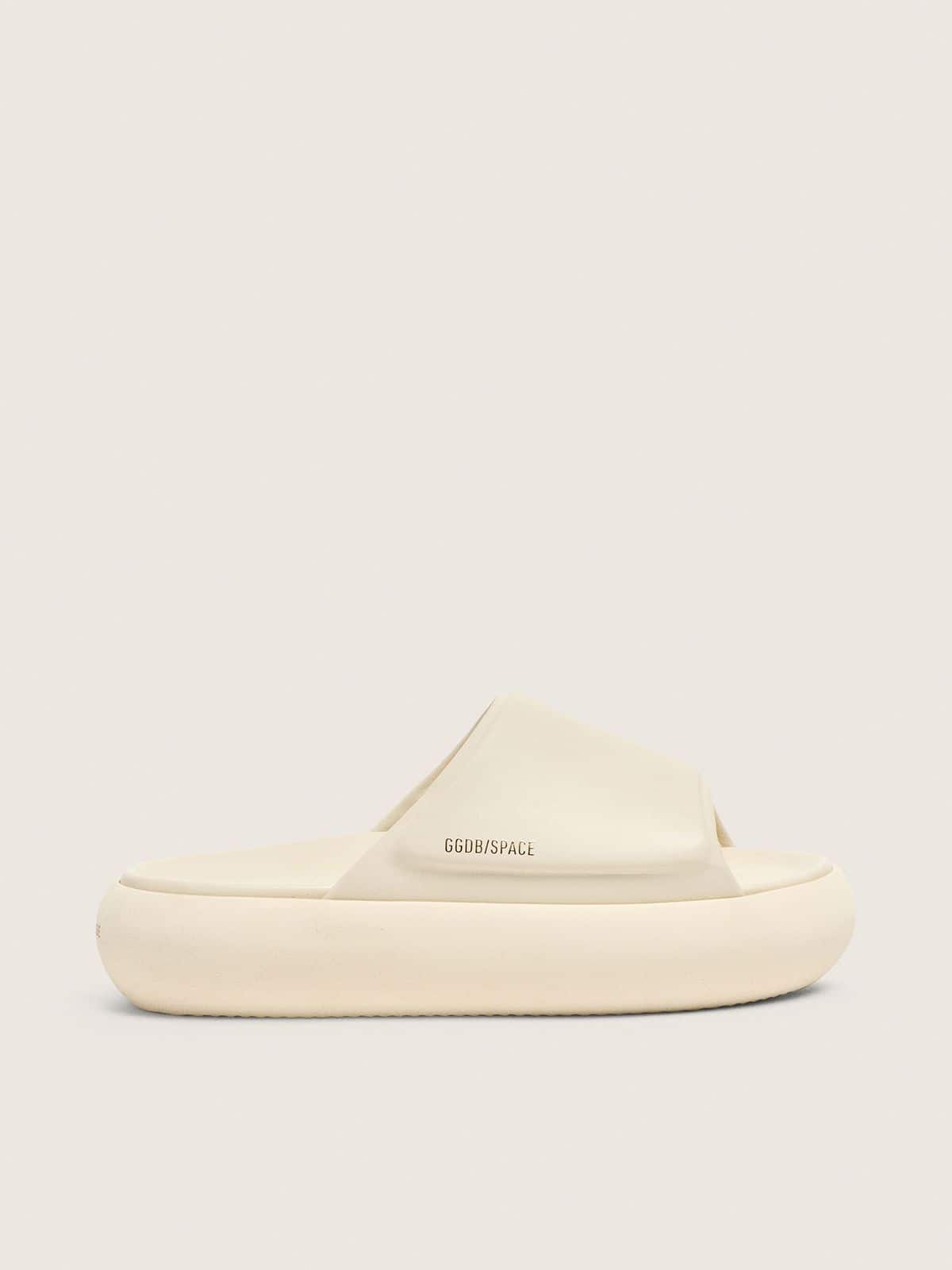 Golden Goose Women’S Space-Star Slip-Ons In White Leather - Sneaker Türkiye