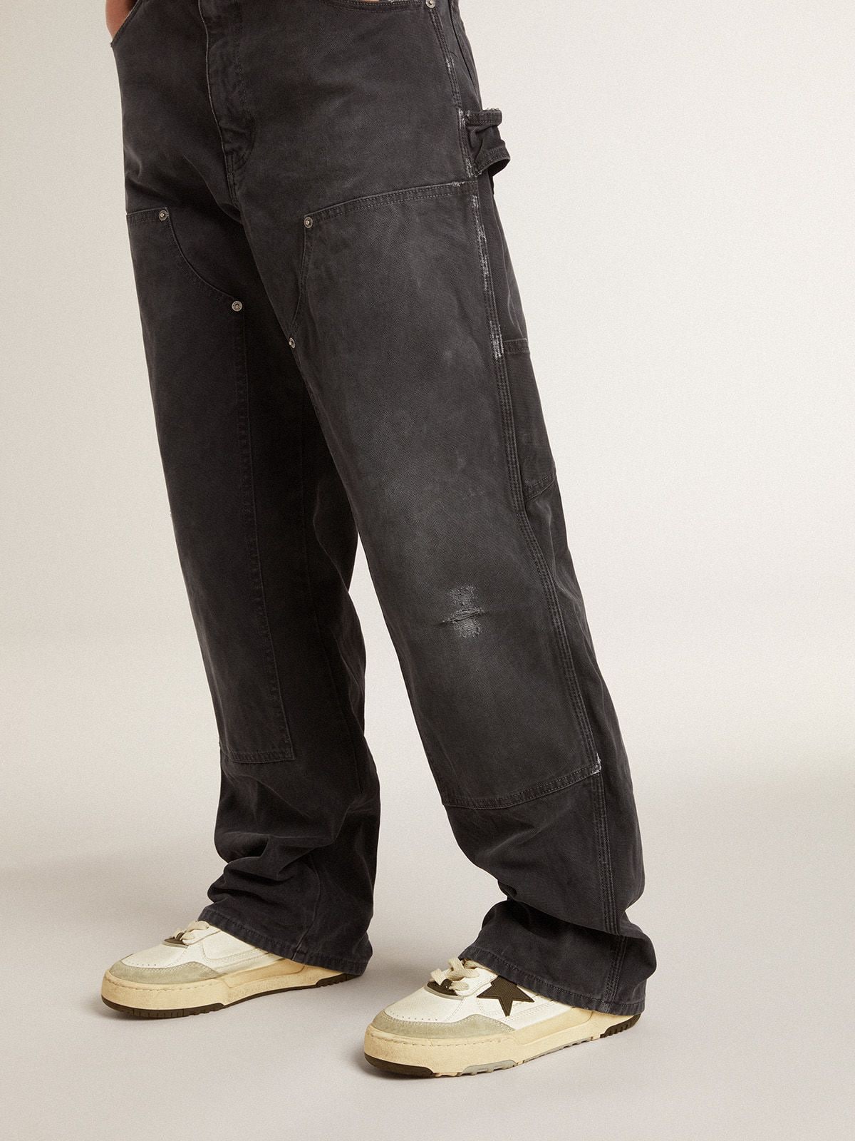 Golden Goose Women’s Forty2 With Black Star And Black Leather Heel Tab - Sneaker Türkiye