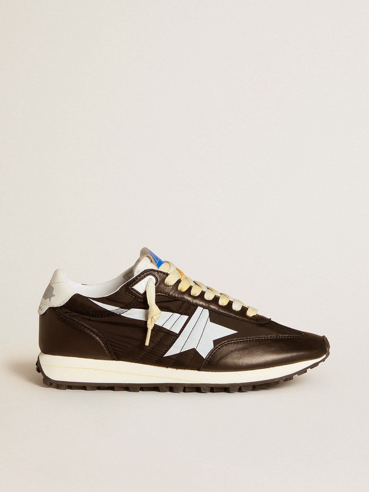 Golden Goose Women’s Marathon With Black Nylon Upper And White Star - Sneaker Türkiye