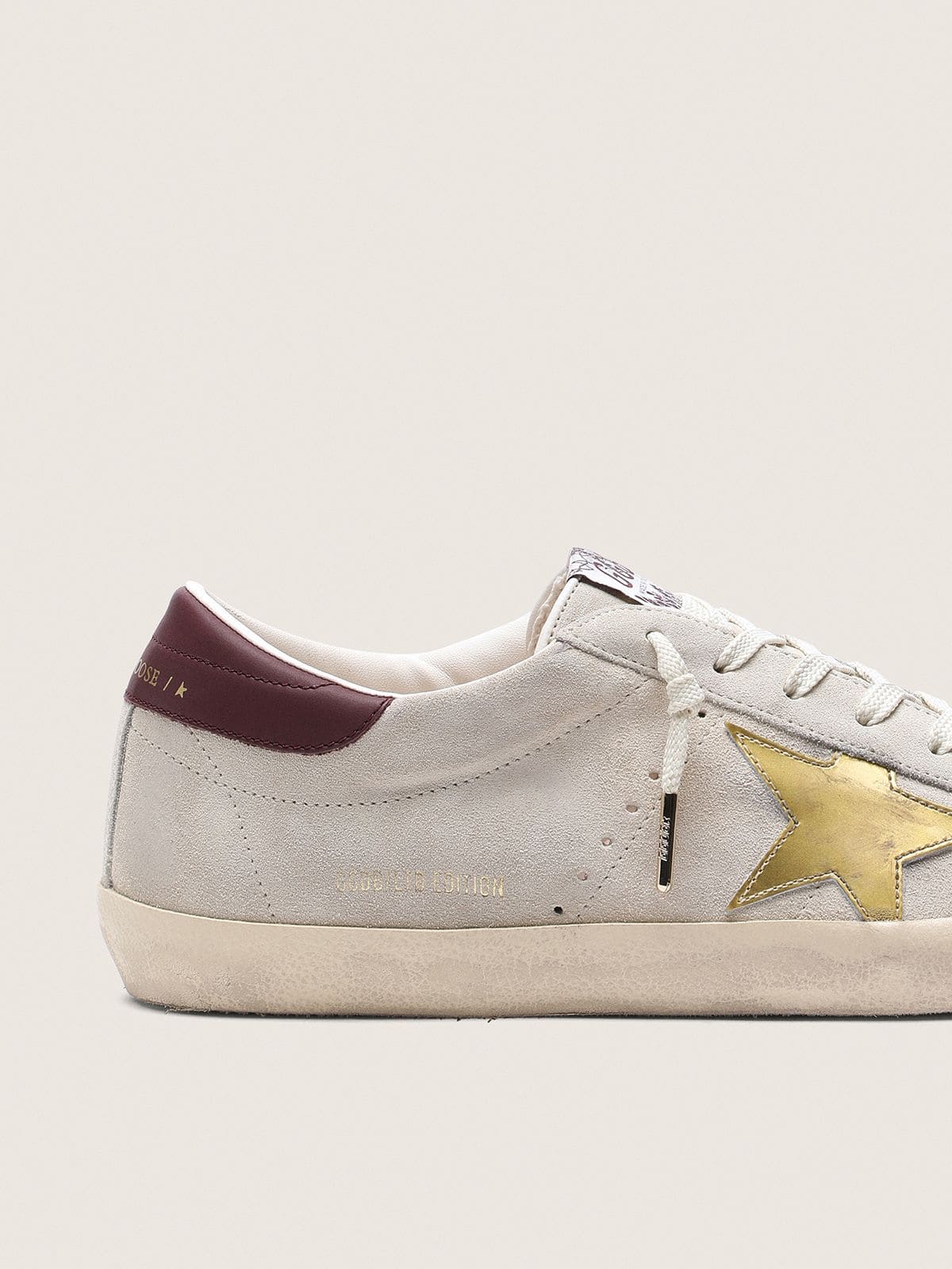 Golden Goose Women’s Super-Star CNY In Ivory Suede With Metallic Leather Star And Leather Heel Tab - Sneaker Türkiye