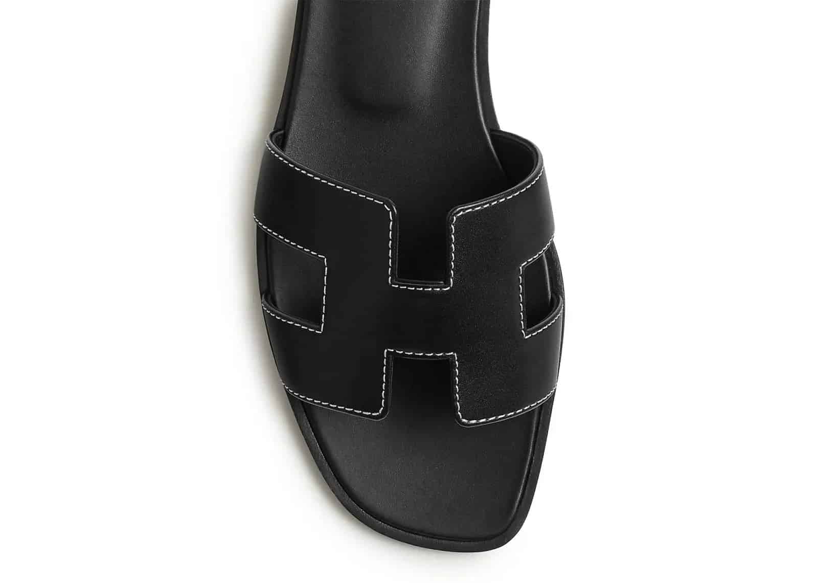 Hermes Oran Sandal Nior Box Calfskin Leather - Sneaker Türkiye