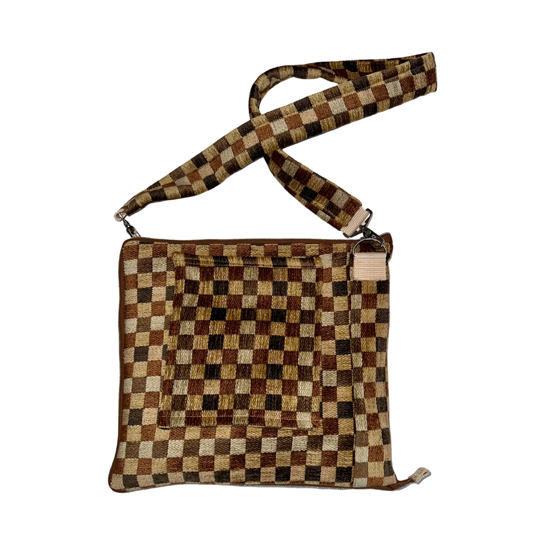 Cointel Porcini Checkered Bag Vest - Sneaker Türkiye