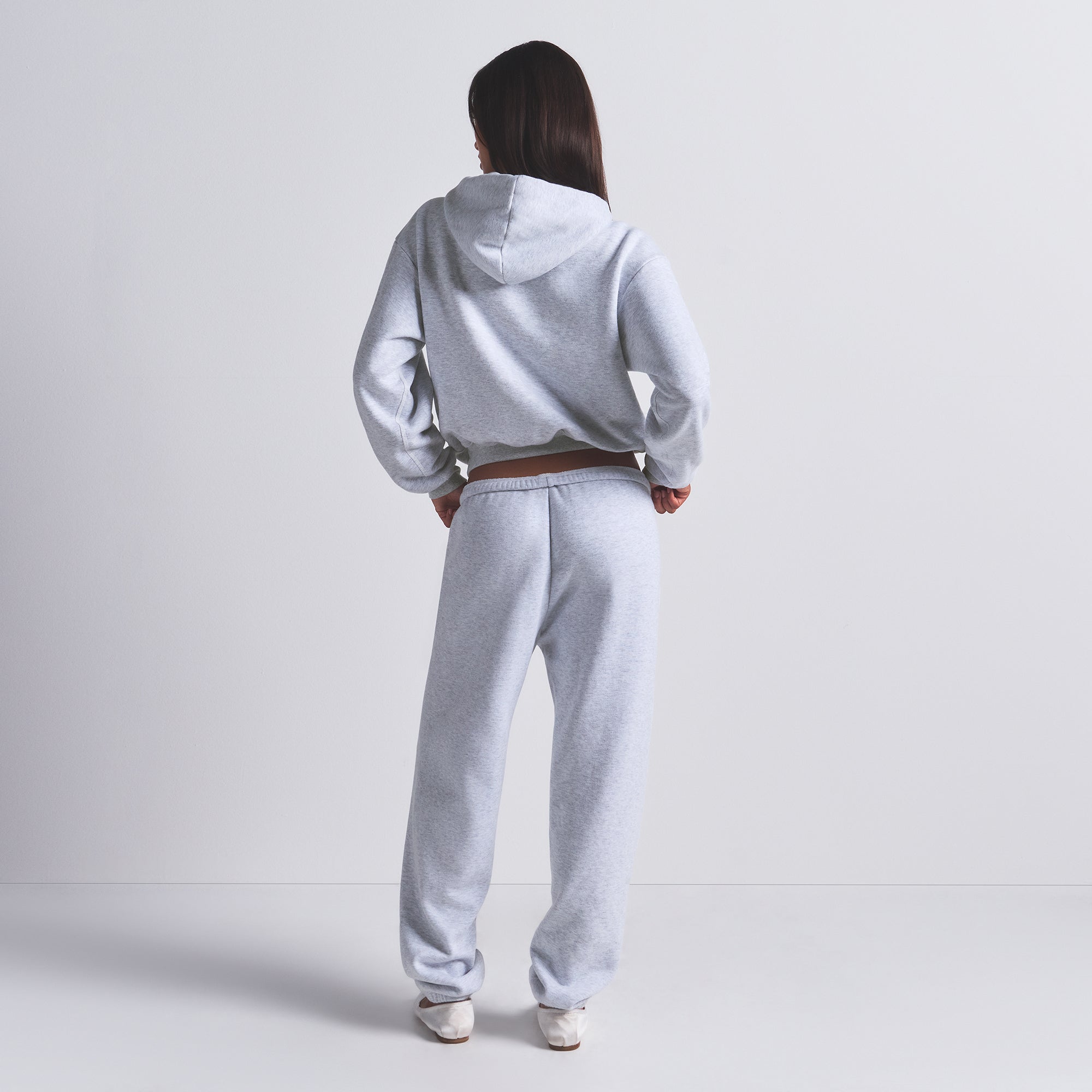 SKIMS COTTON FLEECE CLASSIC JOGGER | LIGHT HEATHER GREY - Sneaker Türkiye