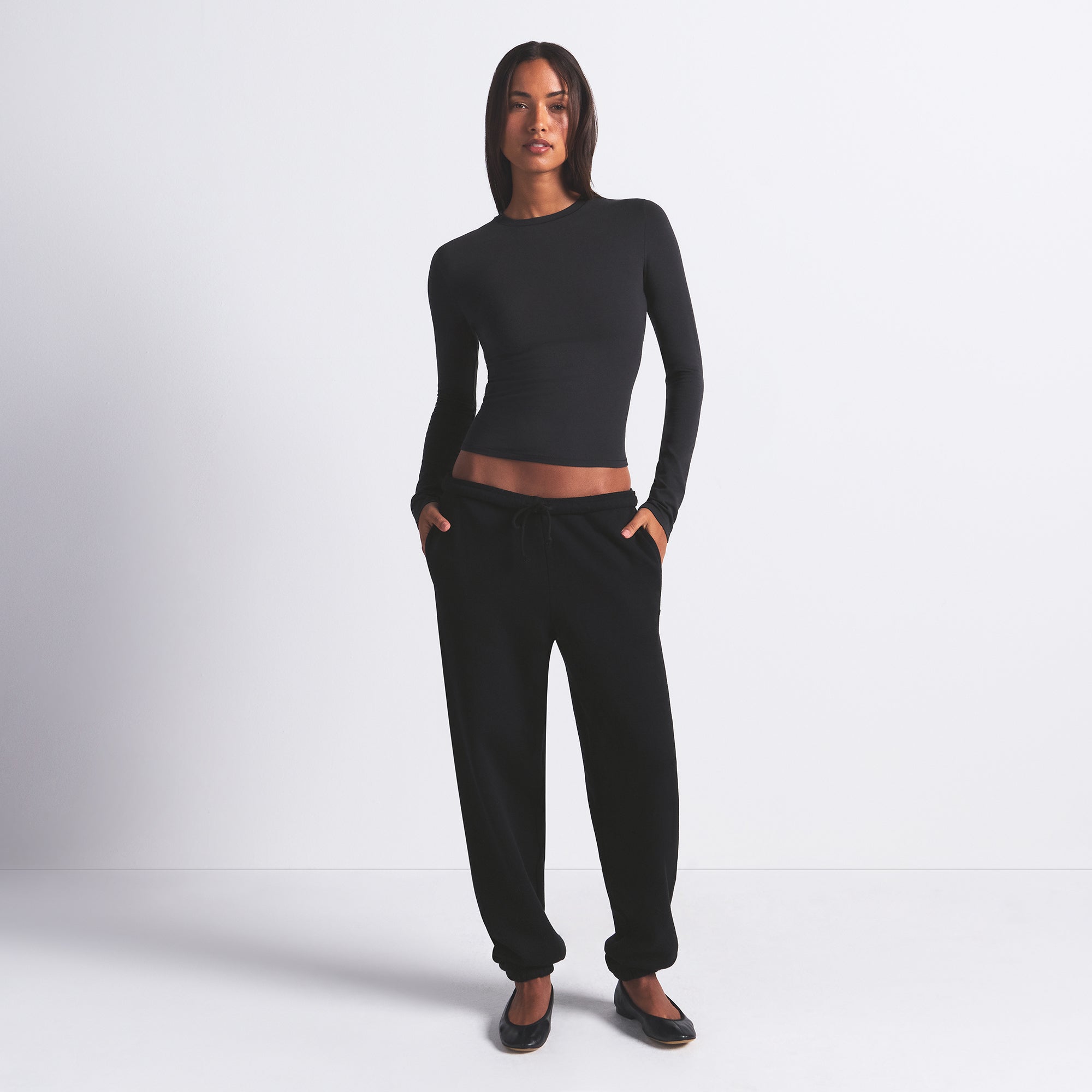 SKIMS COTTON FLEECE CLASSIC JOGGER | ONYX - Sneaker Türkiye