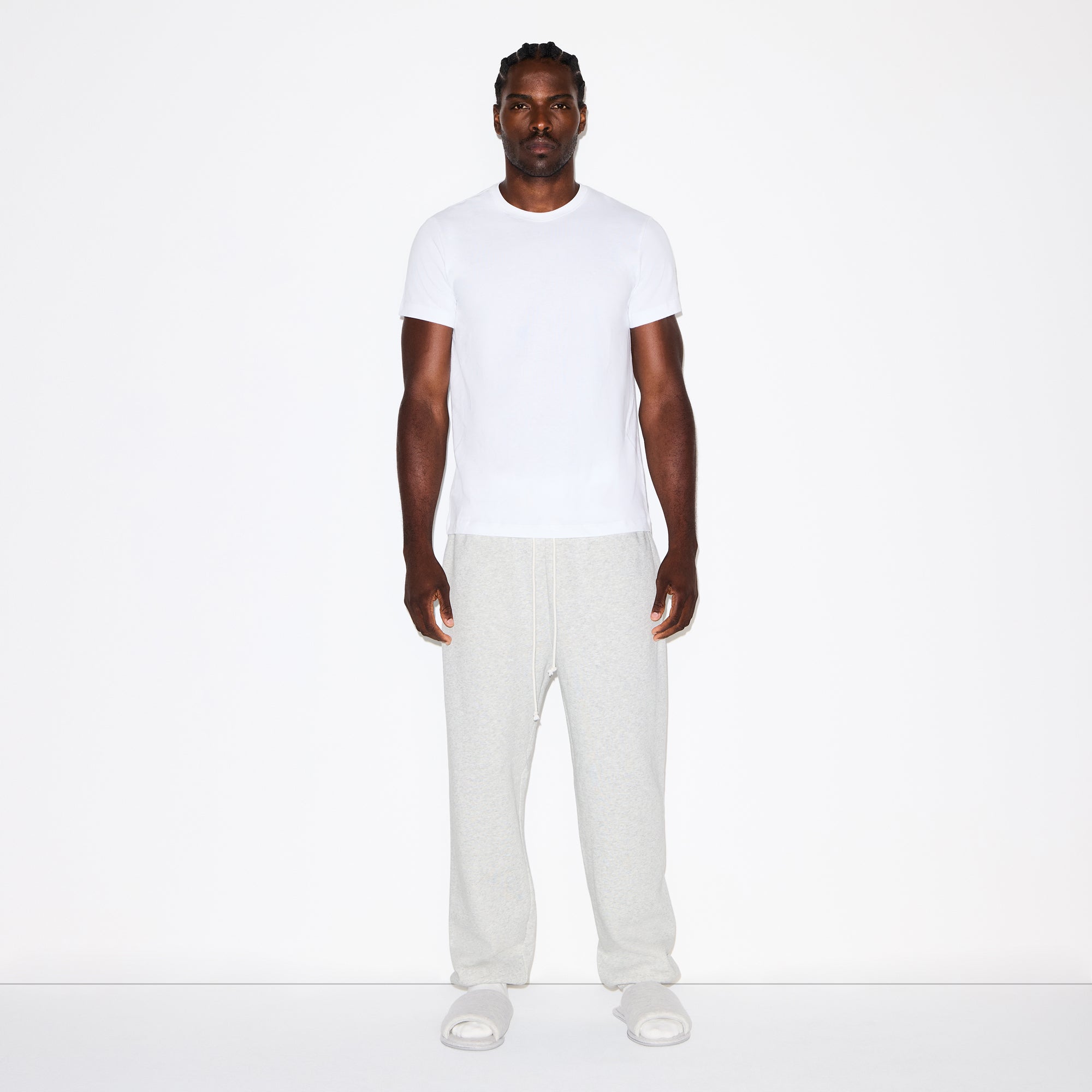 SKIMS FLEECE LOUNGE MENS RELAXED JOGGER | LIGHT HEATHER GREY - Sneaker Türkiye