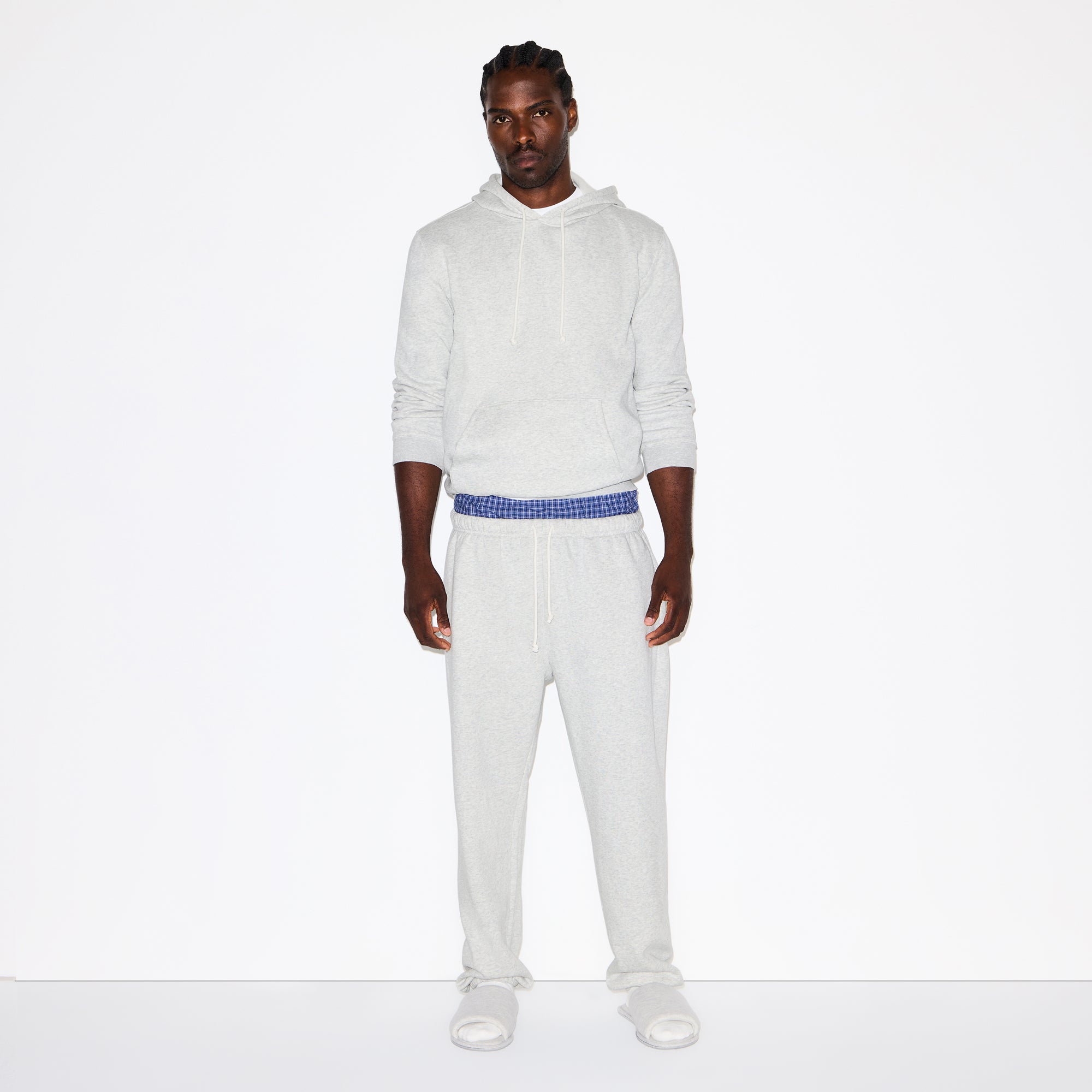SKIMS FLEECE LOUNGE MENS RELAXED JOGGER | LIGHT HEATHER GREY - Sneaker Türkiye