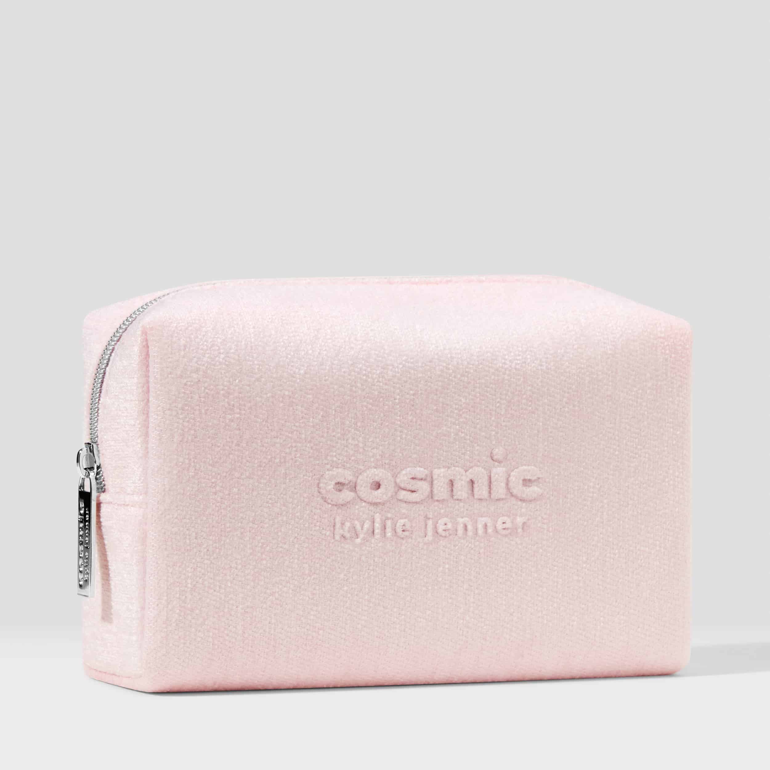Kylie Cosmic Pink Velvet Makeup Bag - Sneaker Türkiye