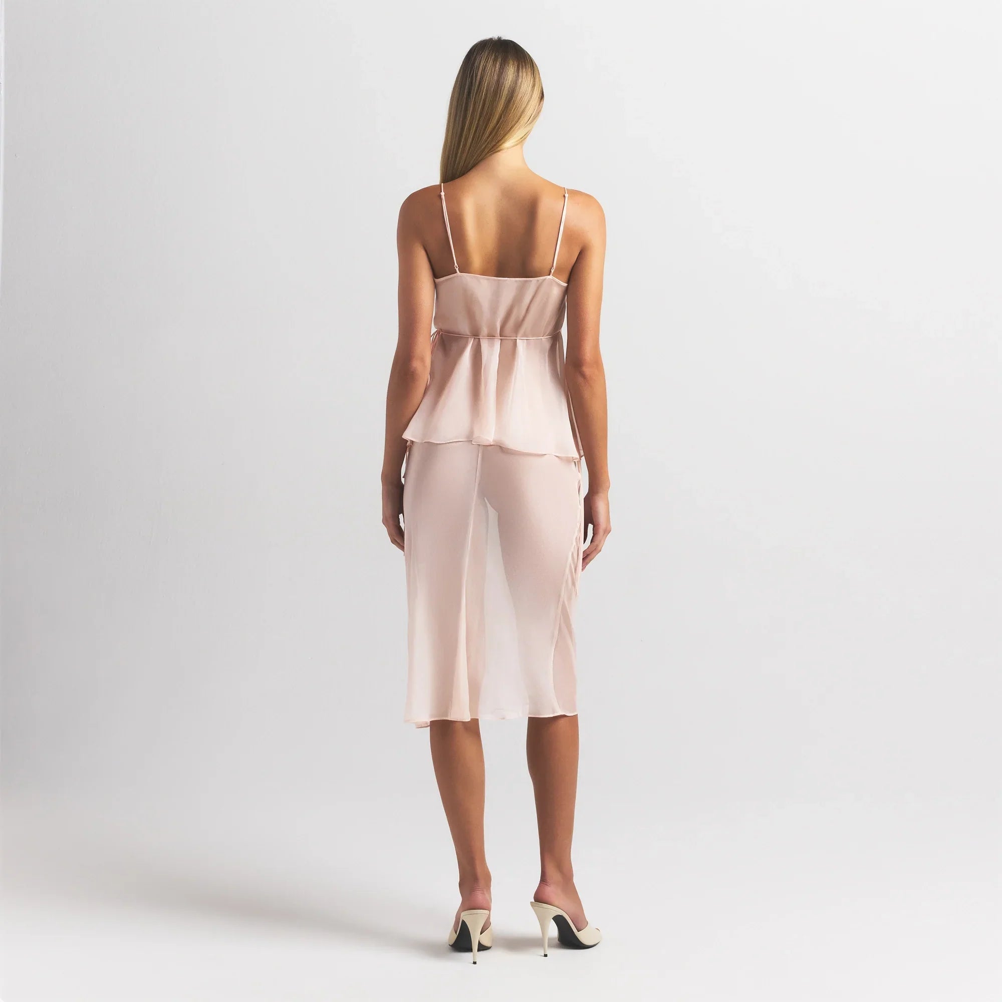 SKIMS ROMANCE TIE SIDE MIDI SKIRT | PRIMROSE - Sneaker Türkiye