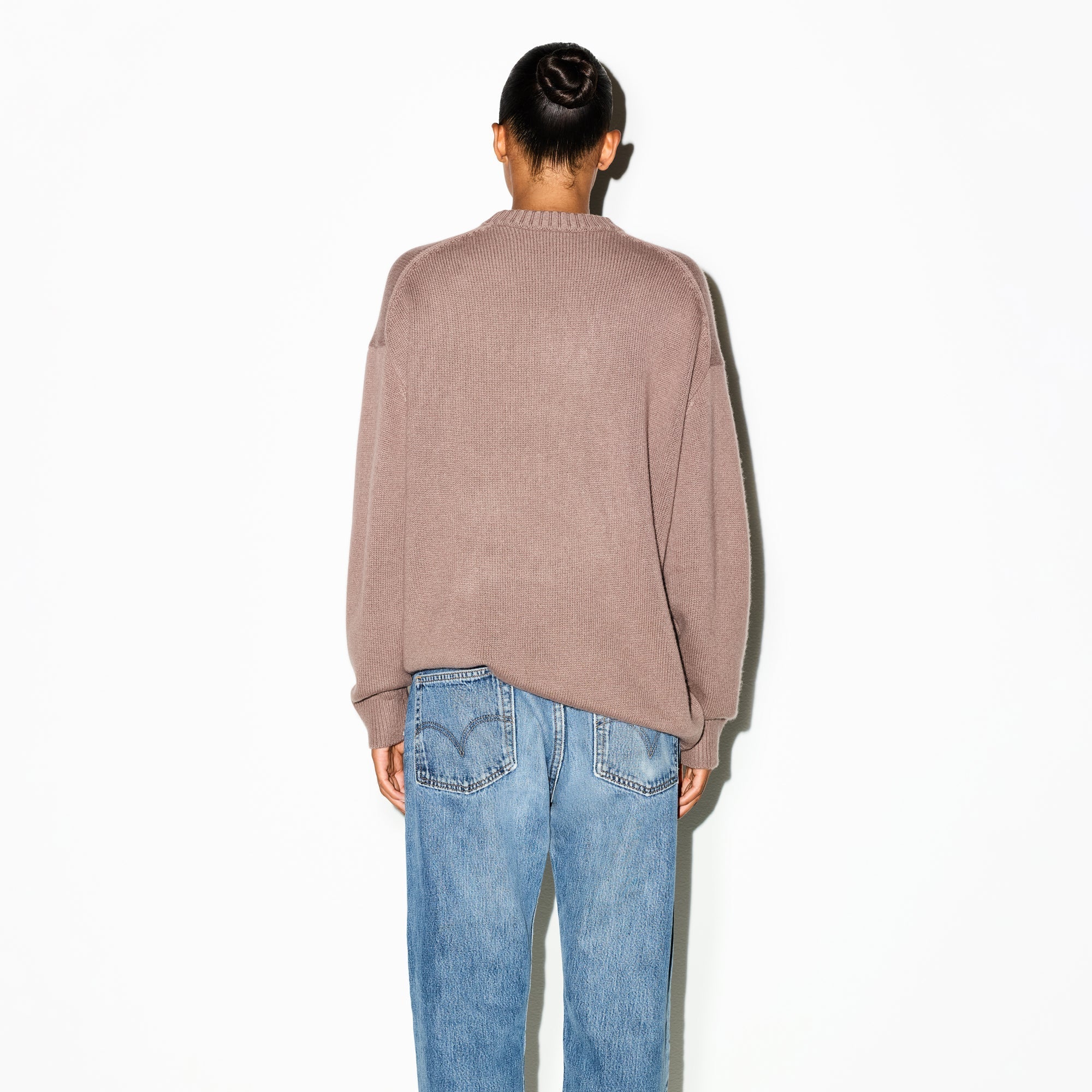 SKIMS CASHMERE OVERBedenD SWEATER | UMBER - Sneaker Türkiye