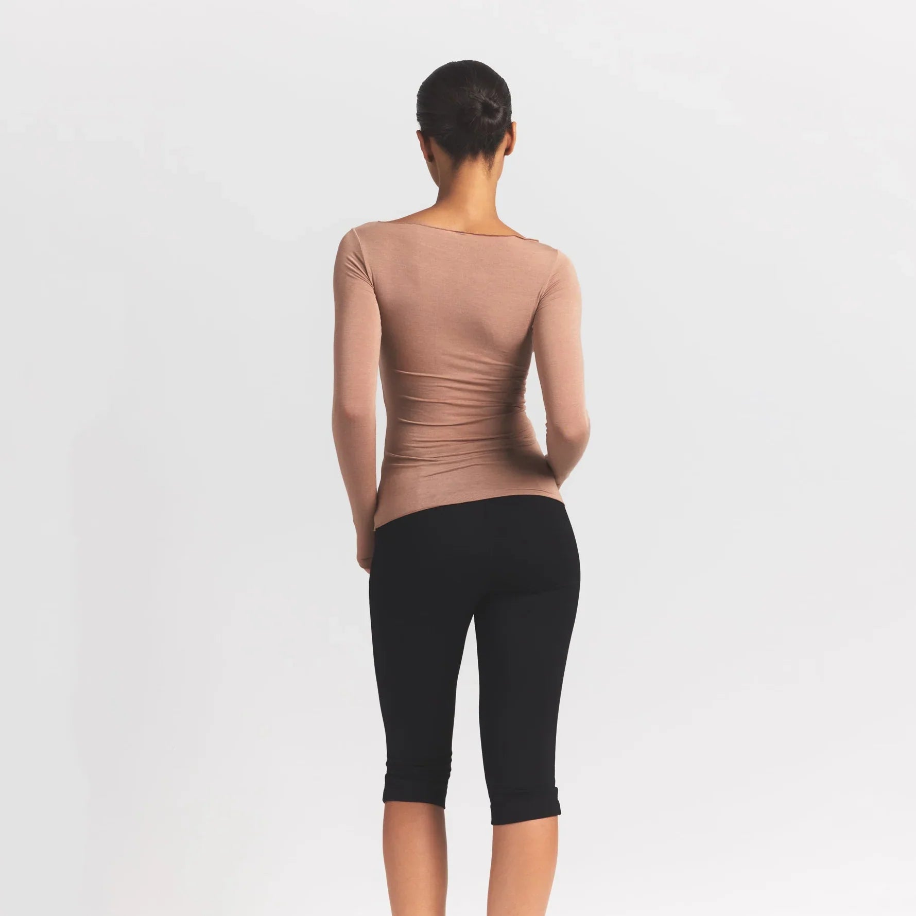 SKIMS SHEER MODAL LONG SLEEVE BOATNECK TOP | SIENNA - Sneaker Türkiye