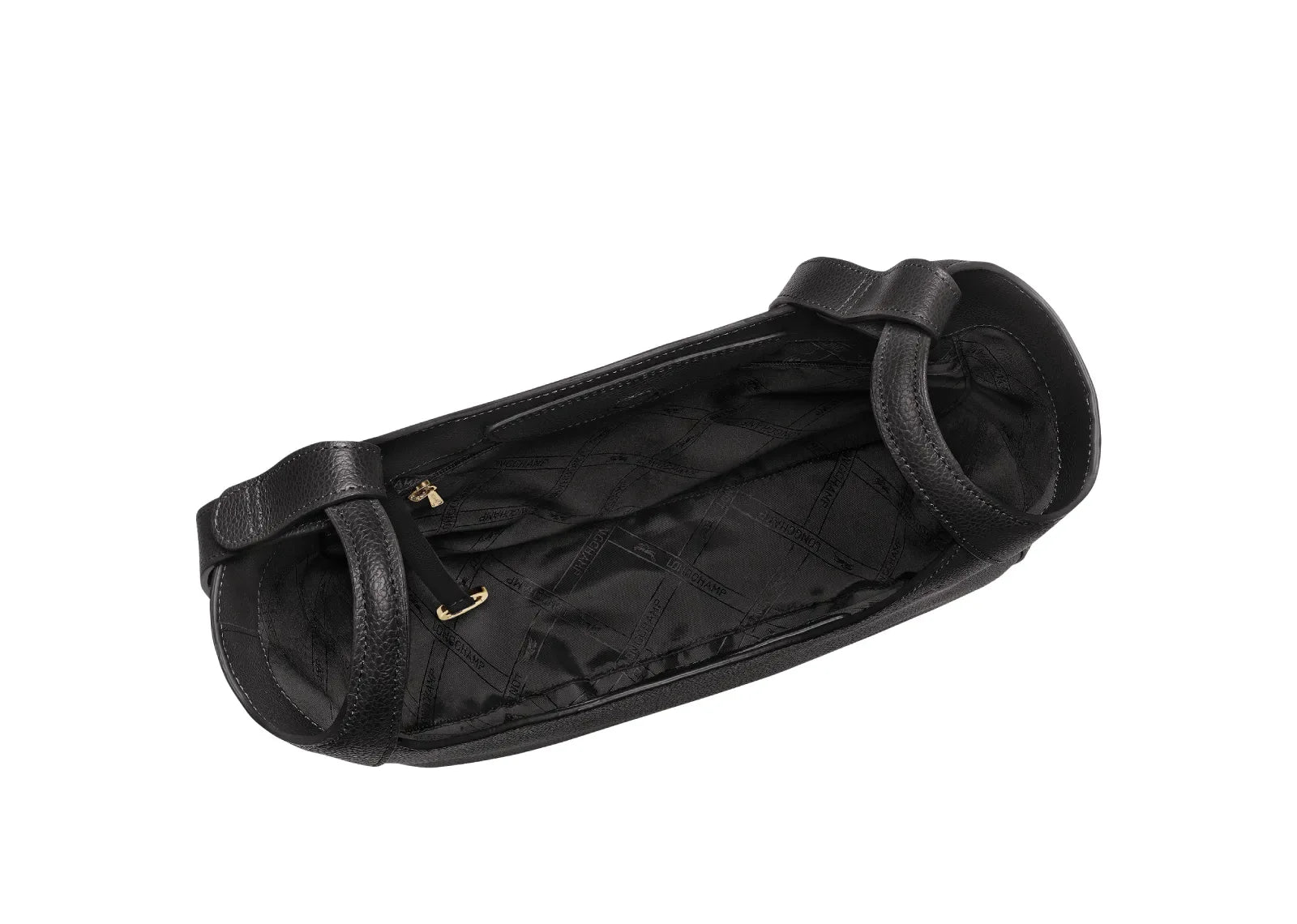 Longchamp Le Foulonné Lare Hobo Bag Black - Sneaker Türkiye