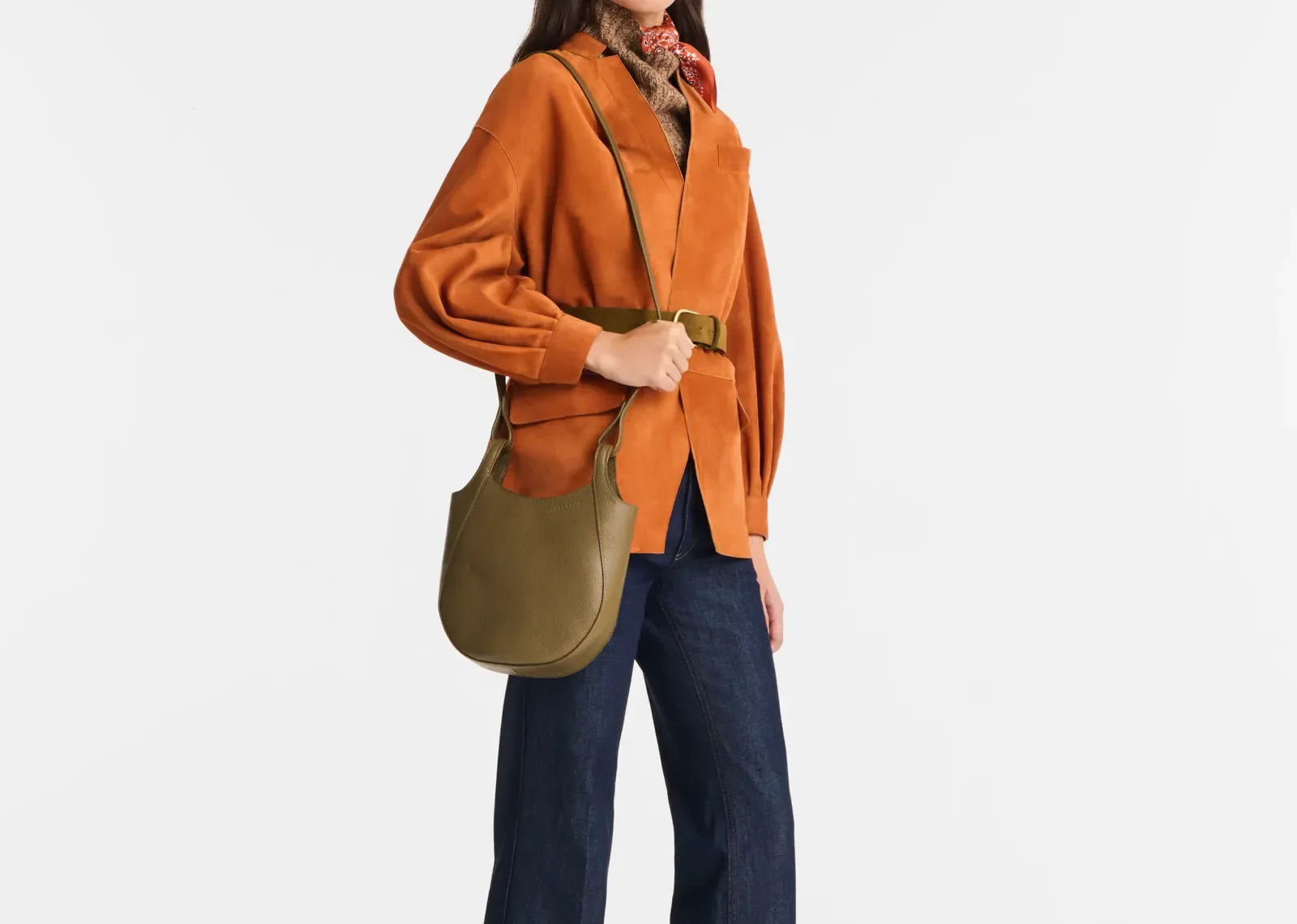 Longchamp Le Foulonné Small Crossbody Bag Caper - Sneaker Türkiye
