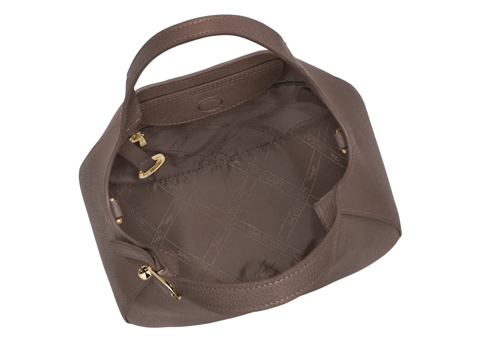 Longchamp Le Foulonné Small Handbag Taupe - Sneaker Türkiye
