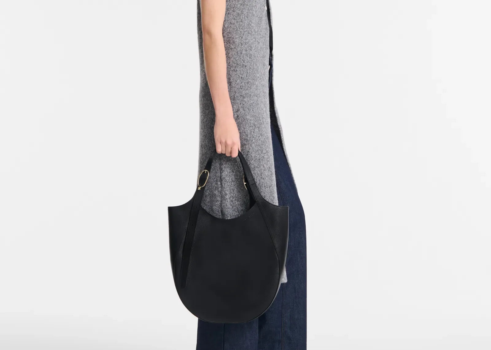 Longchamp Le Foulonné XL Tote Bag Black - Sneaker Türkiye