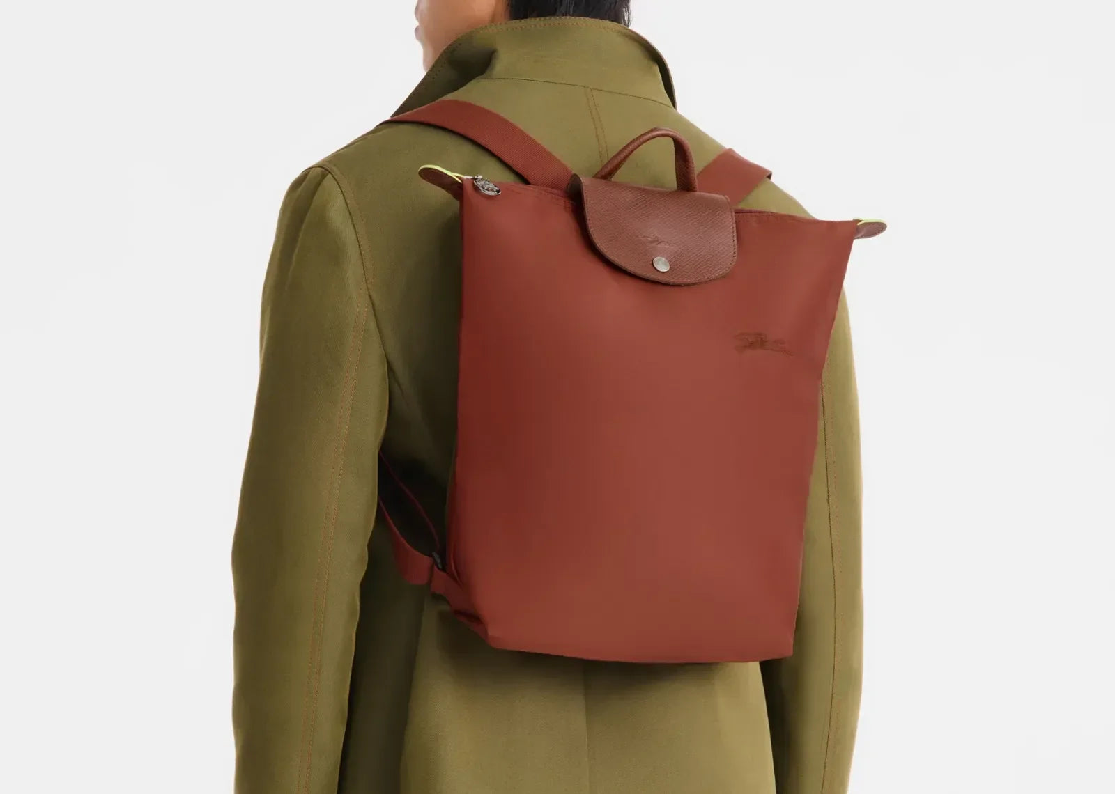 Longchamp Le Pliage Green M Backpack Chestnut - Sneaker Türkiye